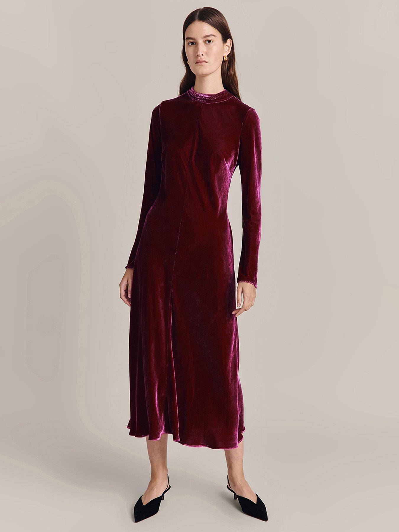 Ghost fern dress navy cheap