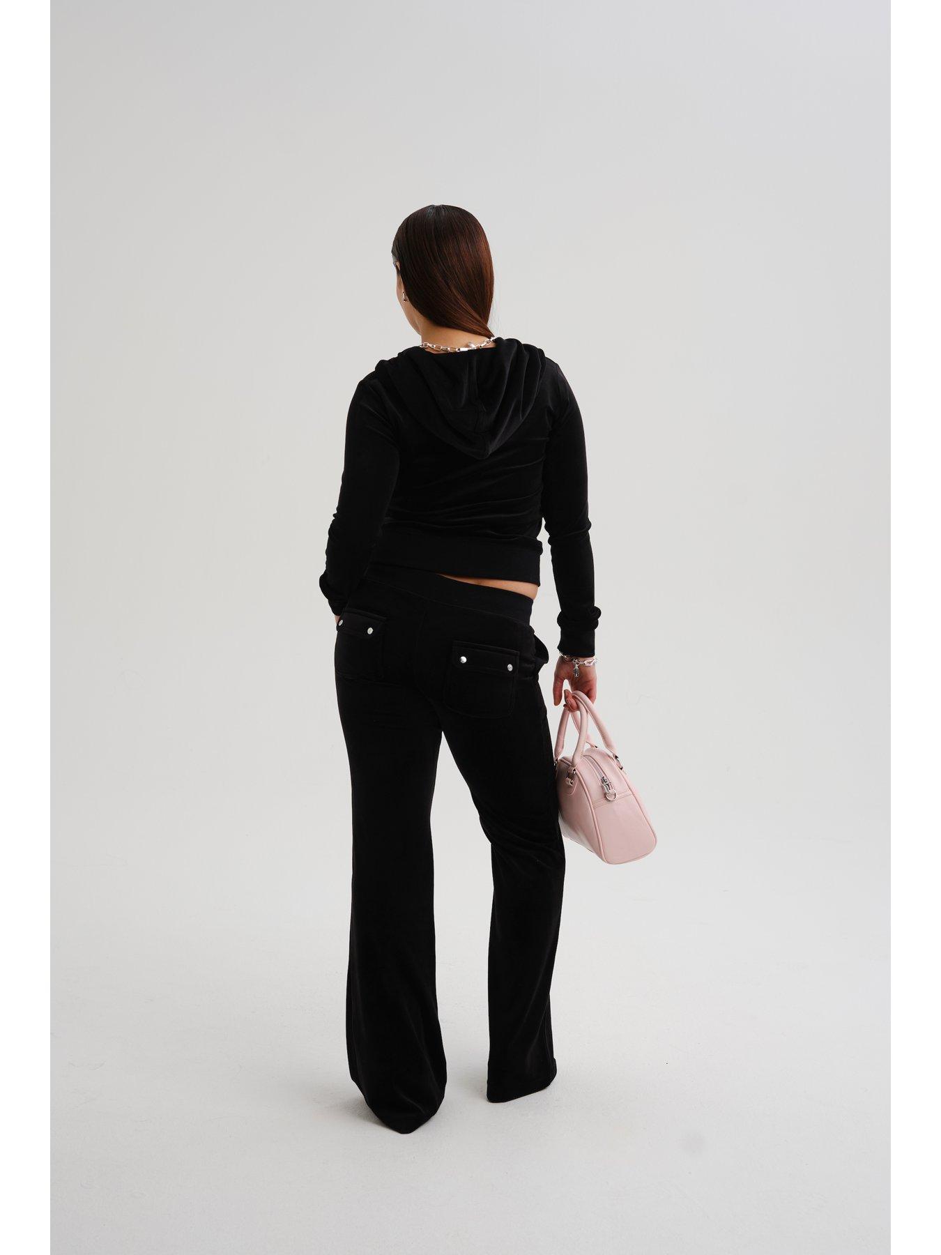 Image 2 of 3 of Juicy Couture Zip Through Hoodie - Black