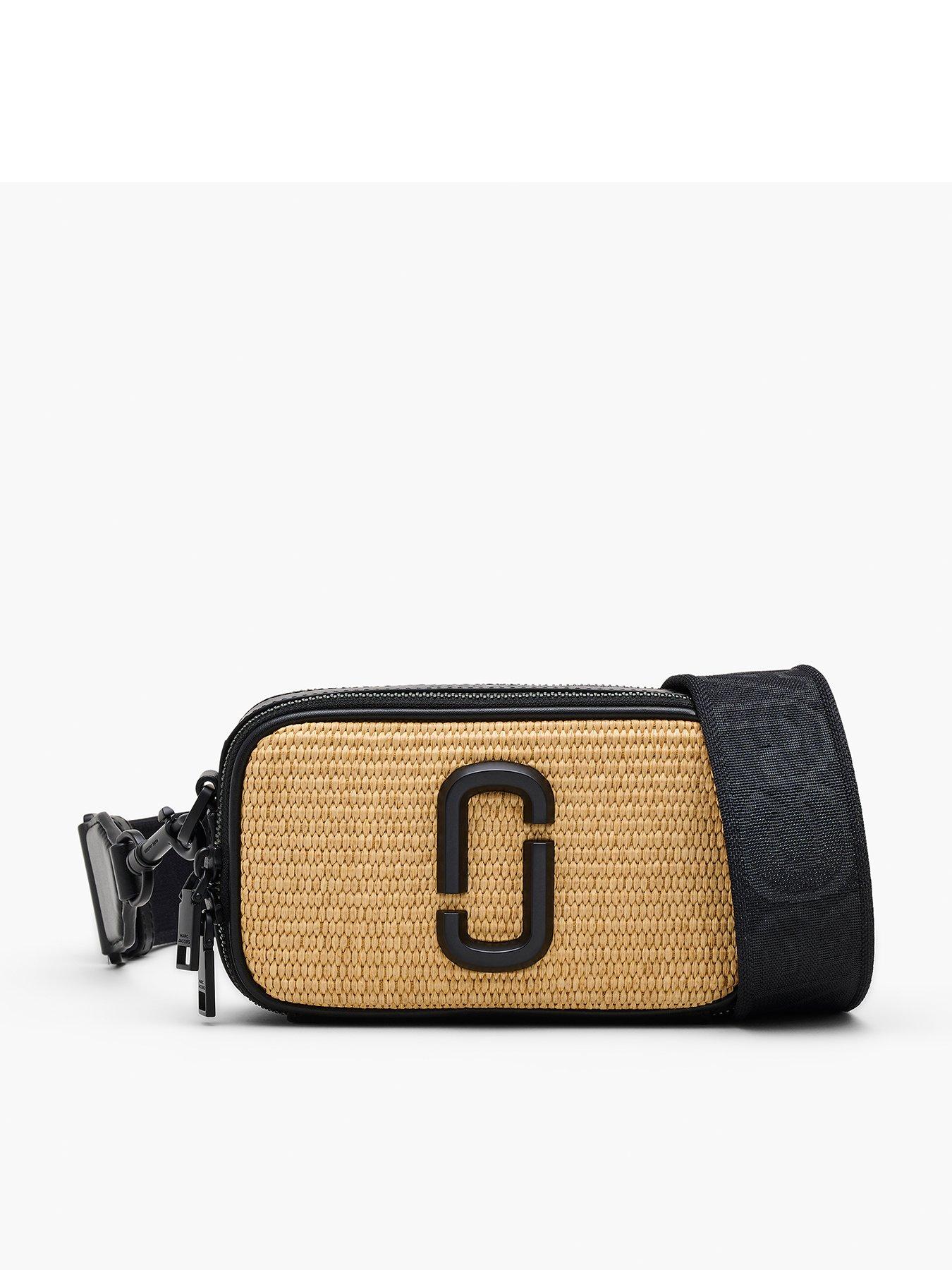 MARC JACOBS The Woven Snapshot Bag - Natural