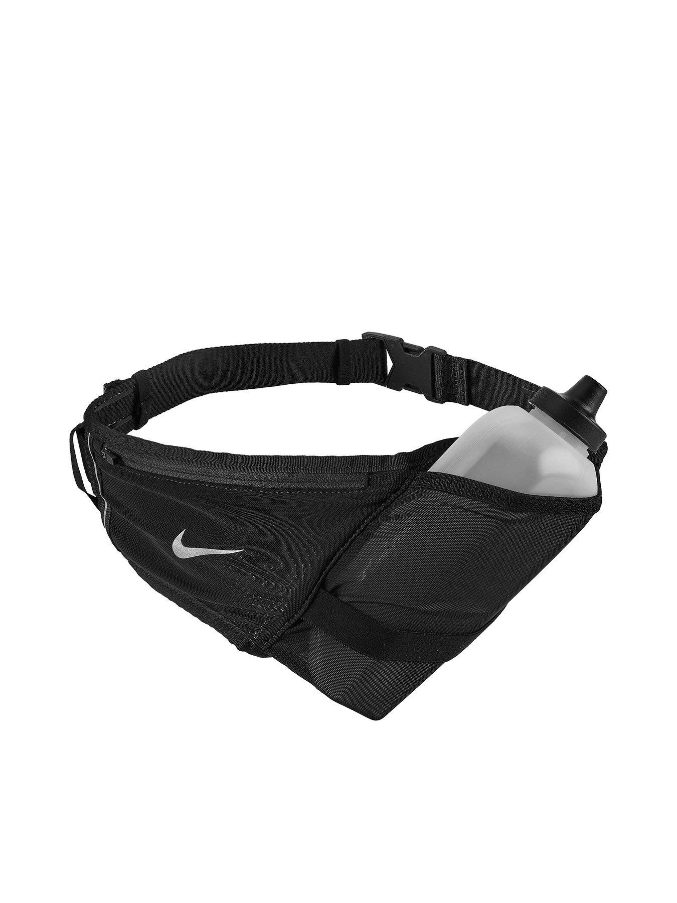 Image 1 of 1 of Nike Running Flex Stride Bottle Belt 22 Oz-Black/Silver