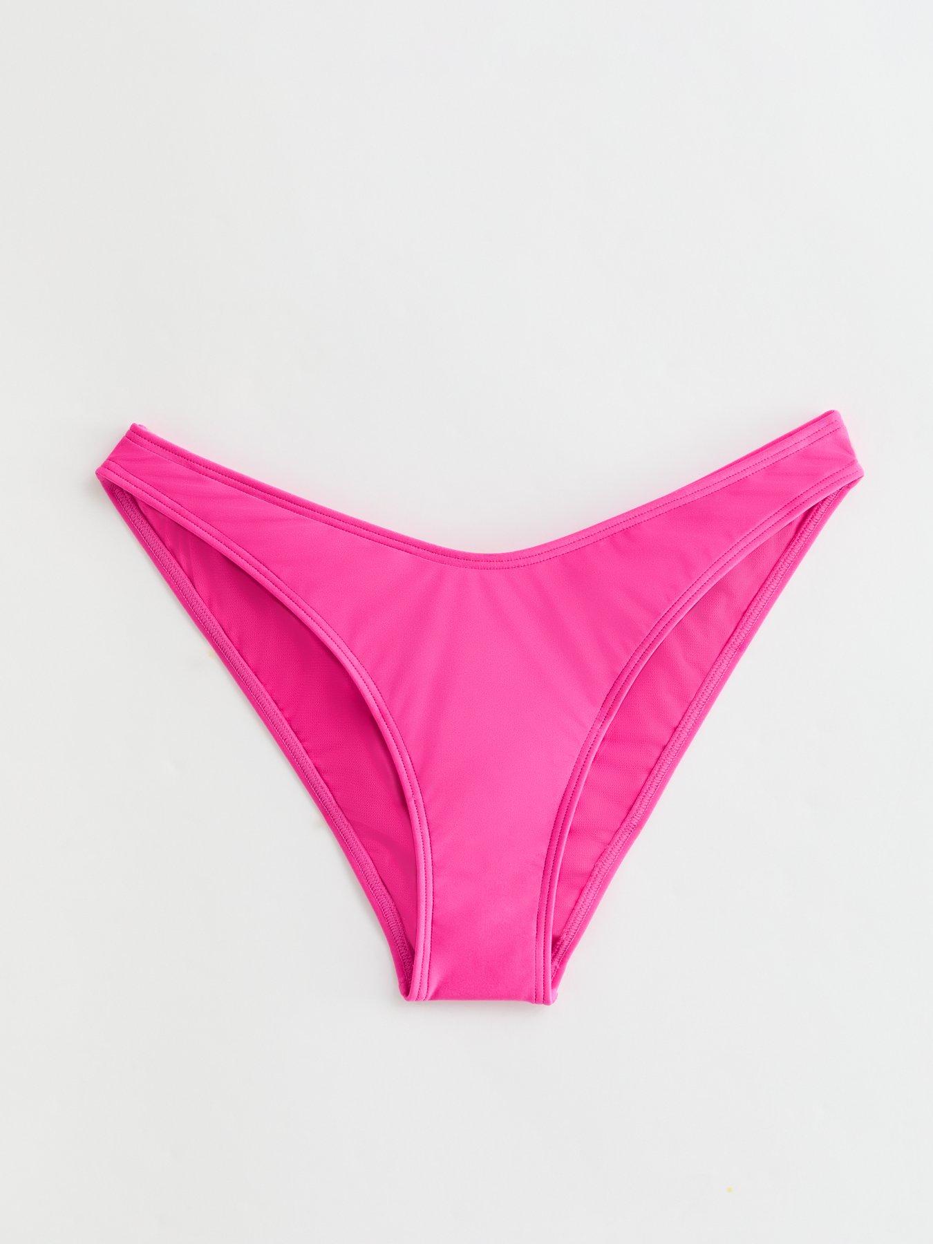 new-look-bright-pink-v-front-bikini-bottomsdetail