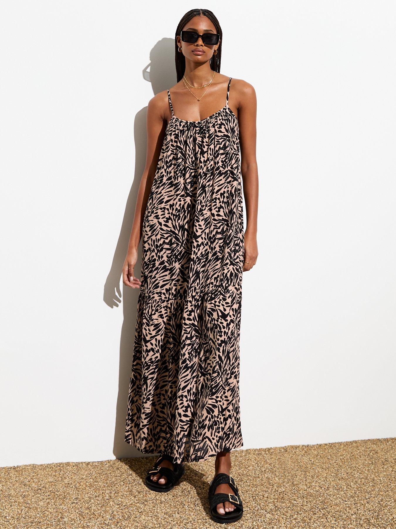 New look leopard shop print maxi dress