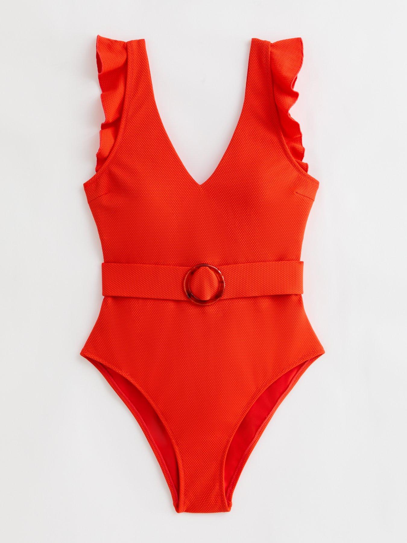 new-look-red-frill-belted-swimsuitdetail