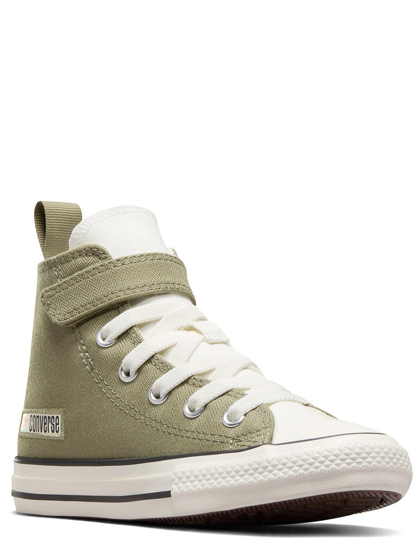 Khaki hot sale converse kids