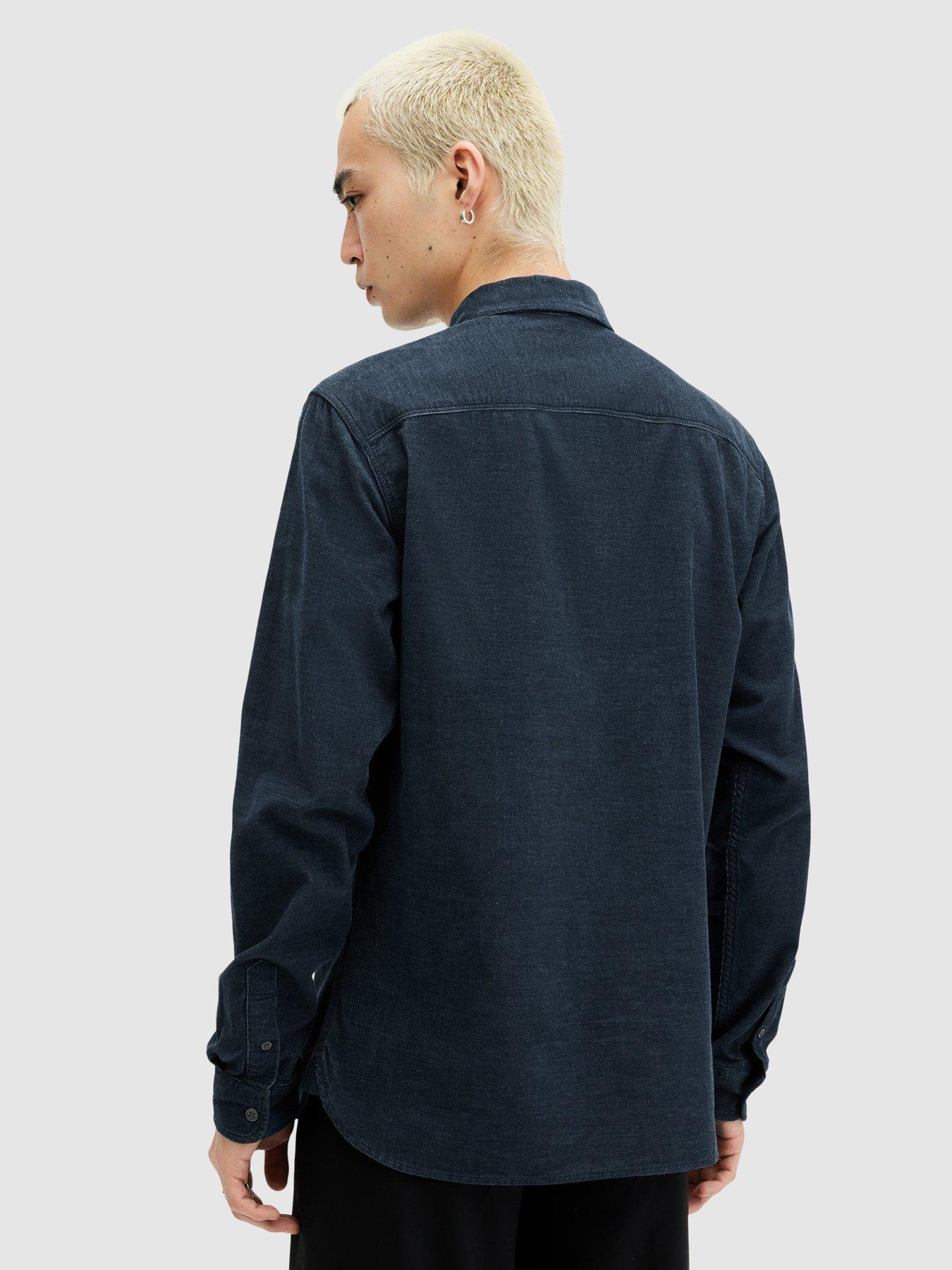 allsaints-lorella-long-sleeve-shirt-navyoutfit