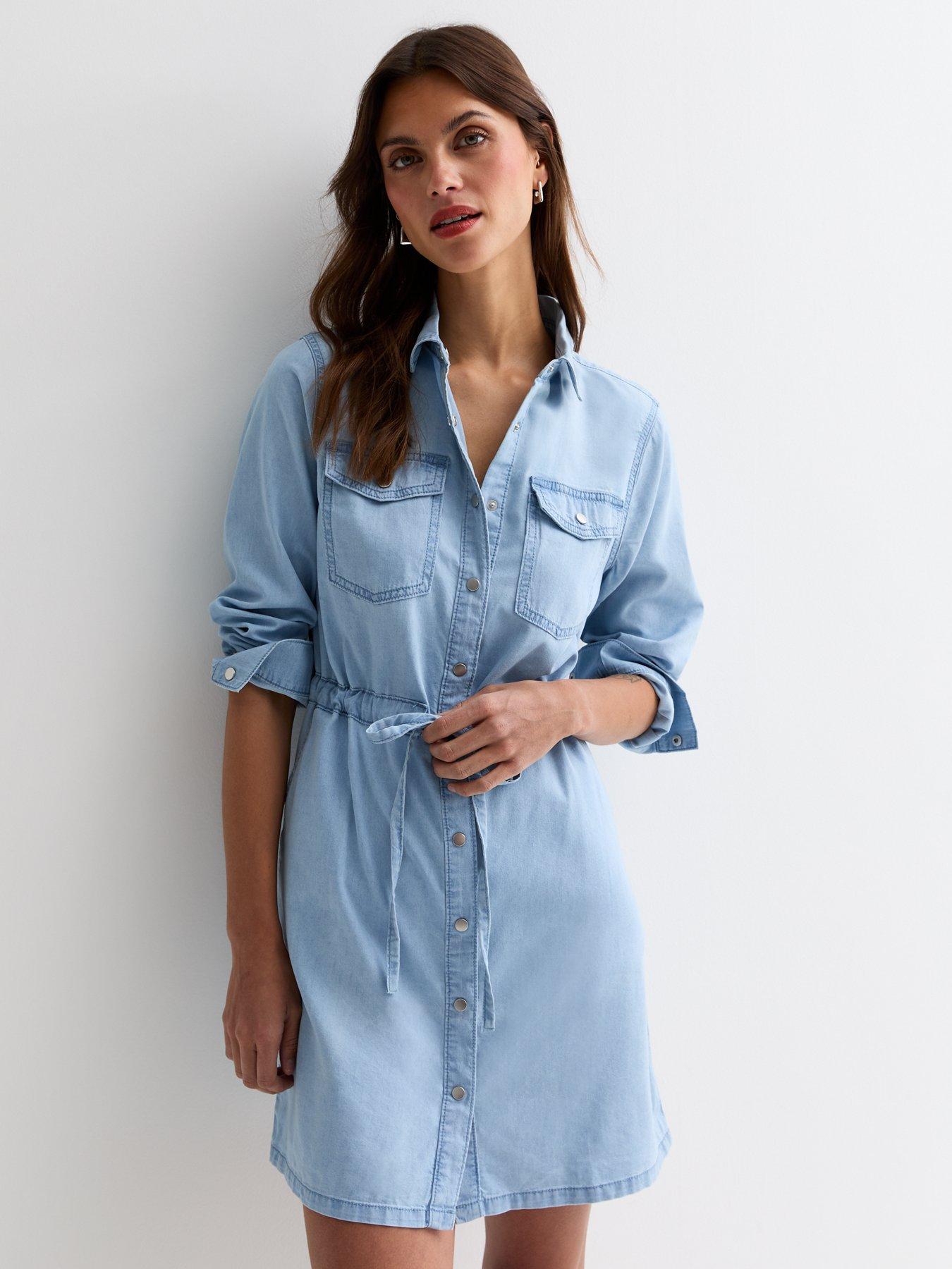 Blue Lagoon Lovely Chambray Shift … curated on LTK