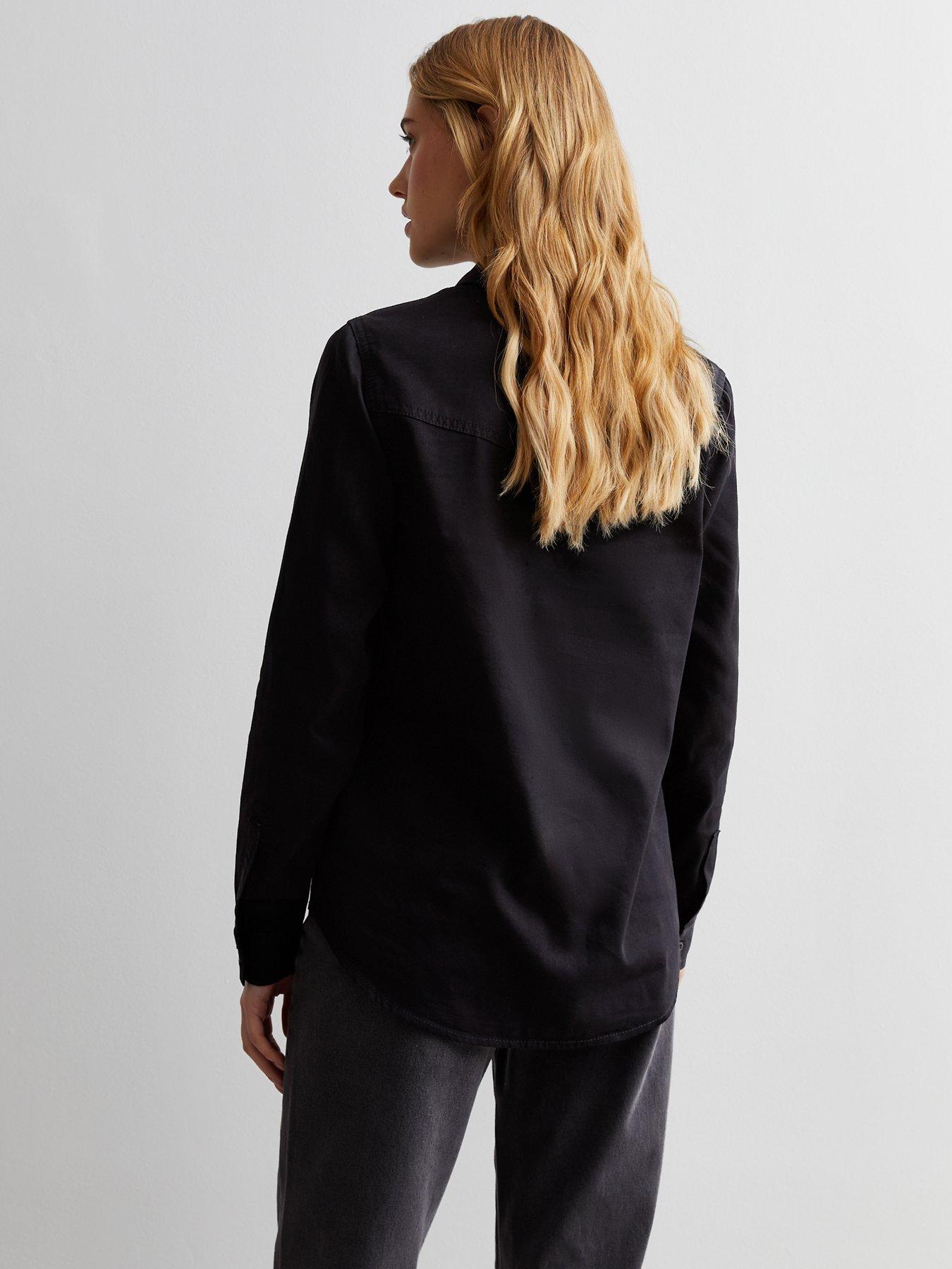 new-look-black-denim-look-long-sleeve-shirtstillFront