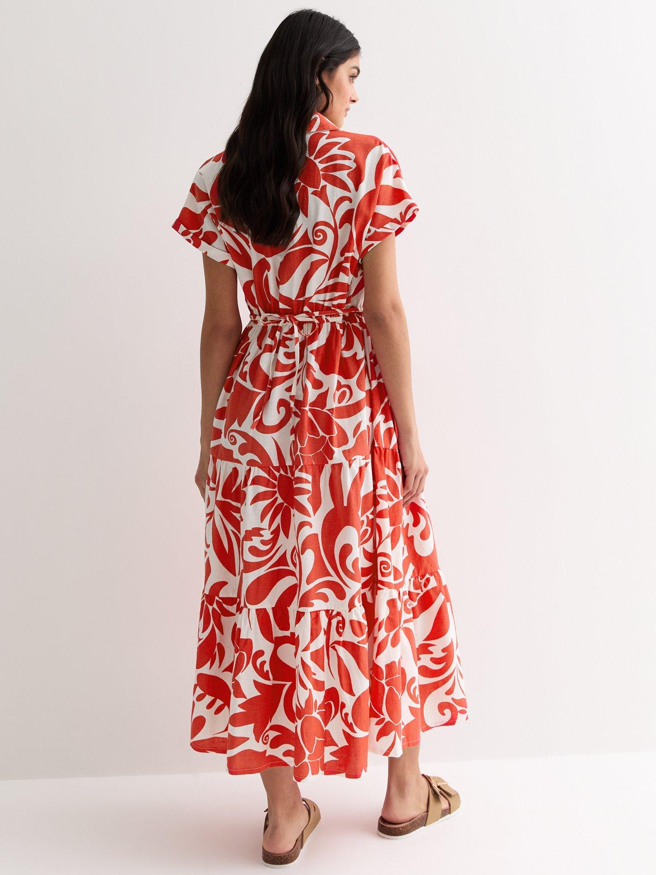 new-look-red-floral-tiered-midi-dressstillFront