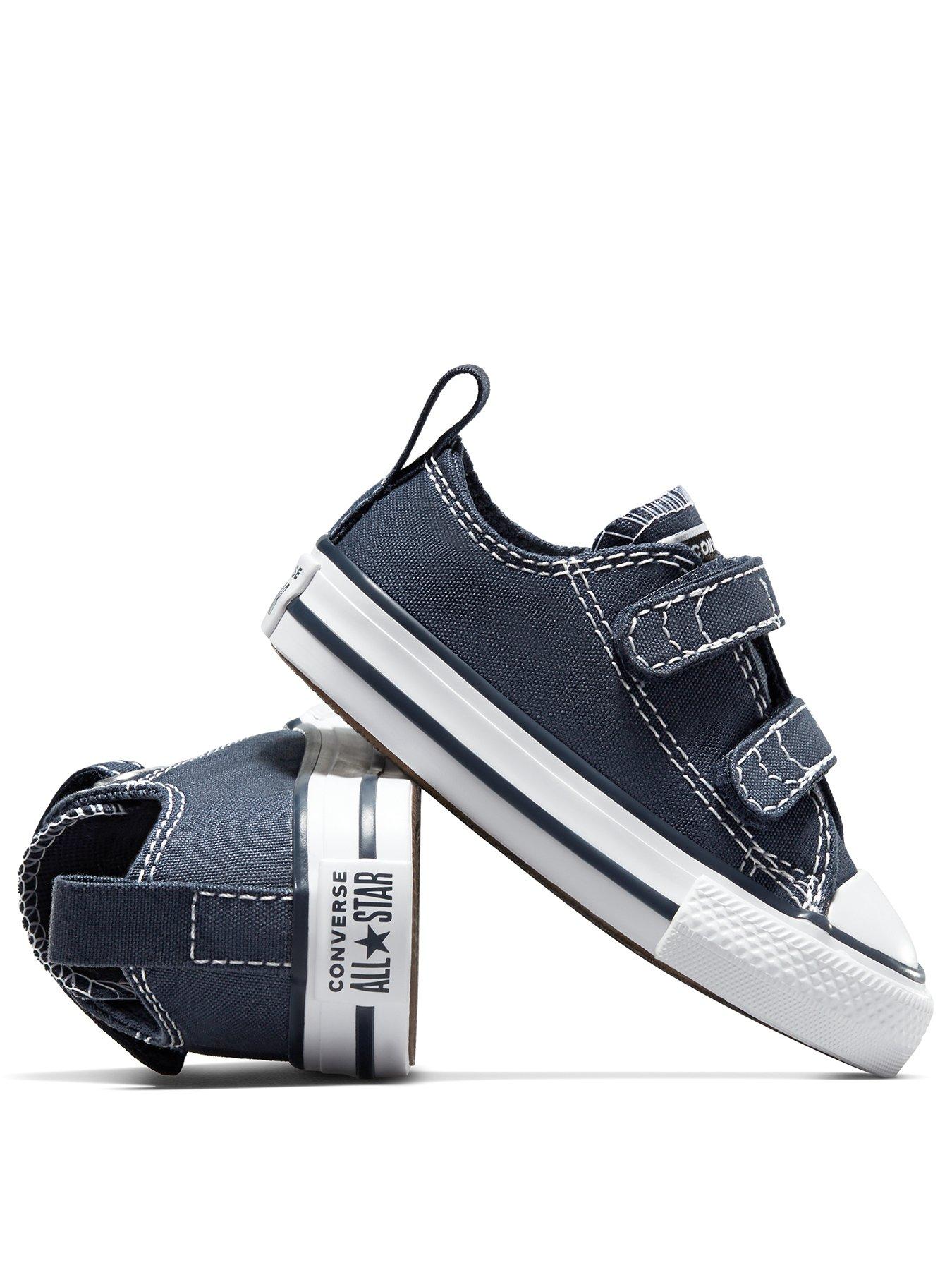 converse-infant-boys-2velcro-ox-trainers-navywhitestillFront