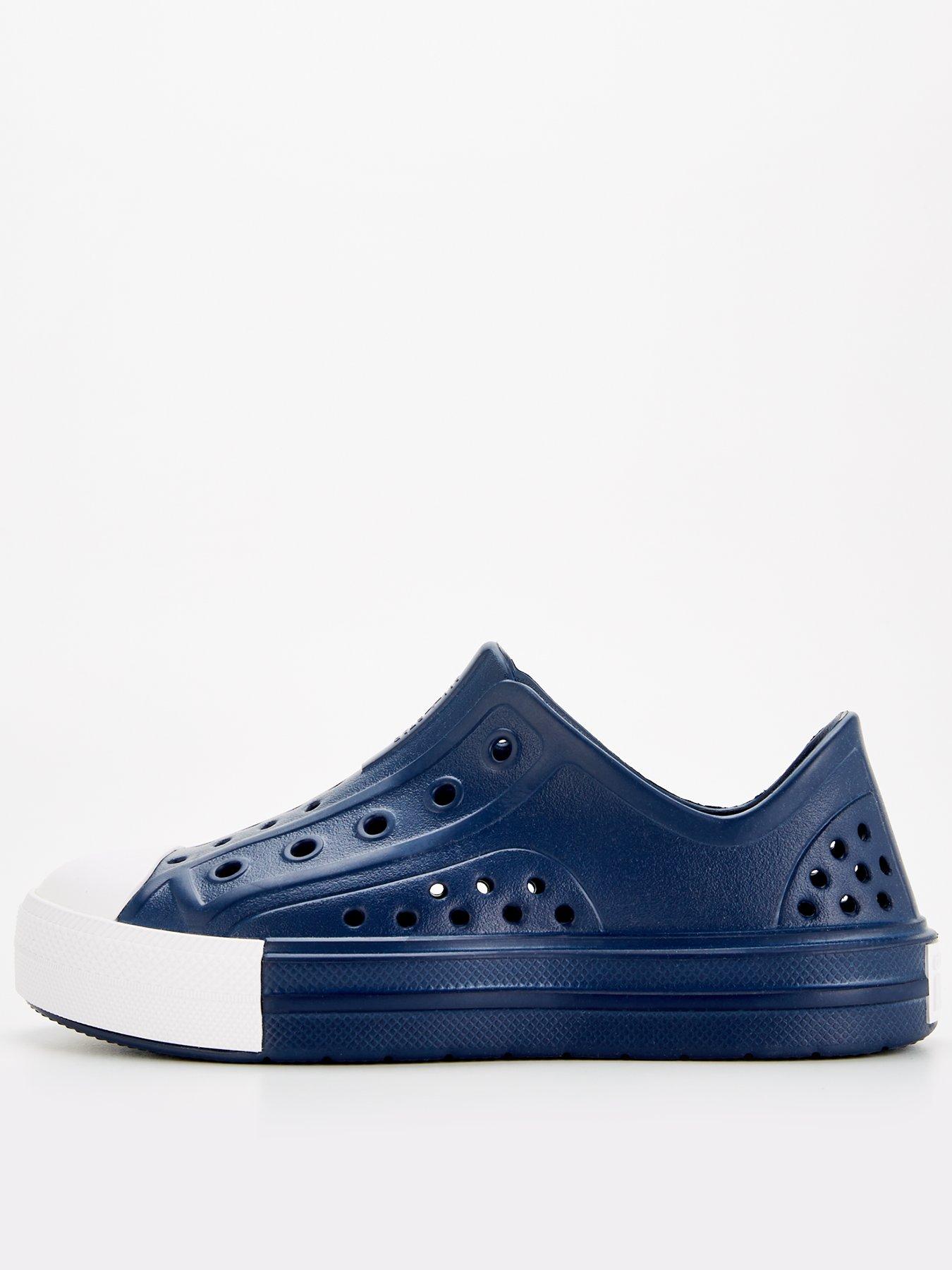Image 1 of 6 of Converse Kids Boys Play Lite CX Slip On Trainers - Navy