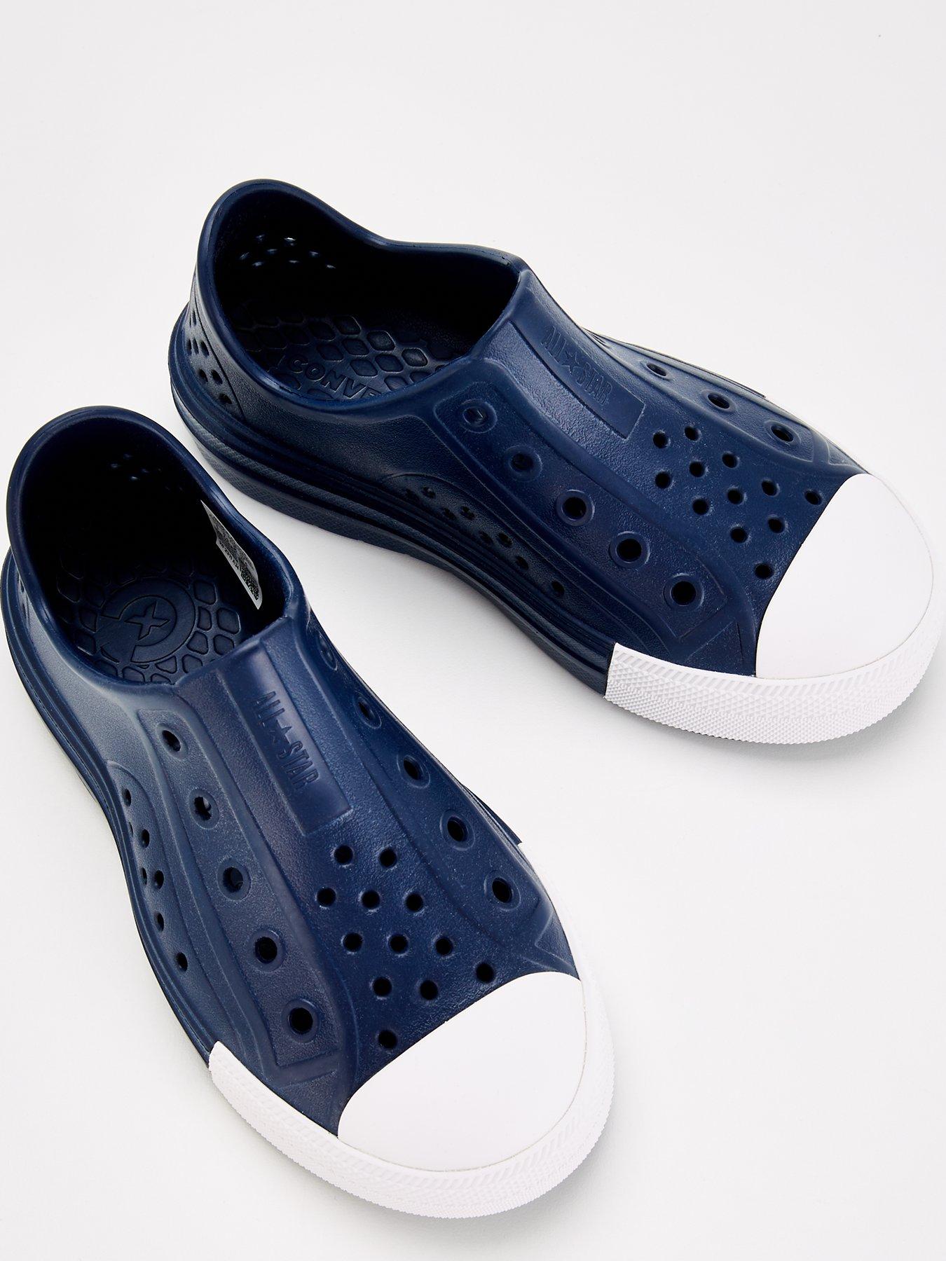 Image 4 of 6 of Converse Kids Boys Play Lite CX Slip On Trainers - Navy