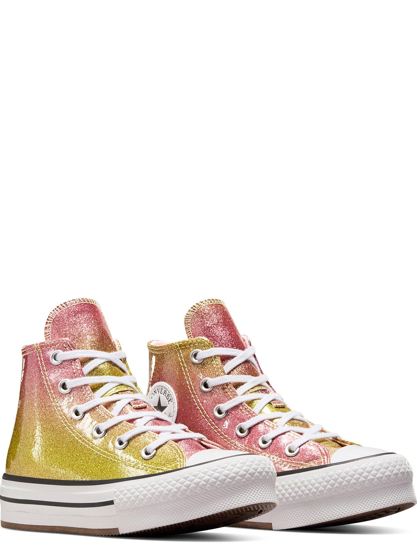 converse-kids-girls-eva-lift-citrus-glitz-high-tops-trainers-multistillFront