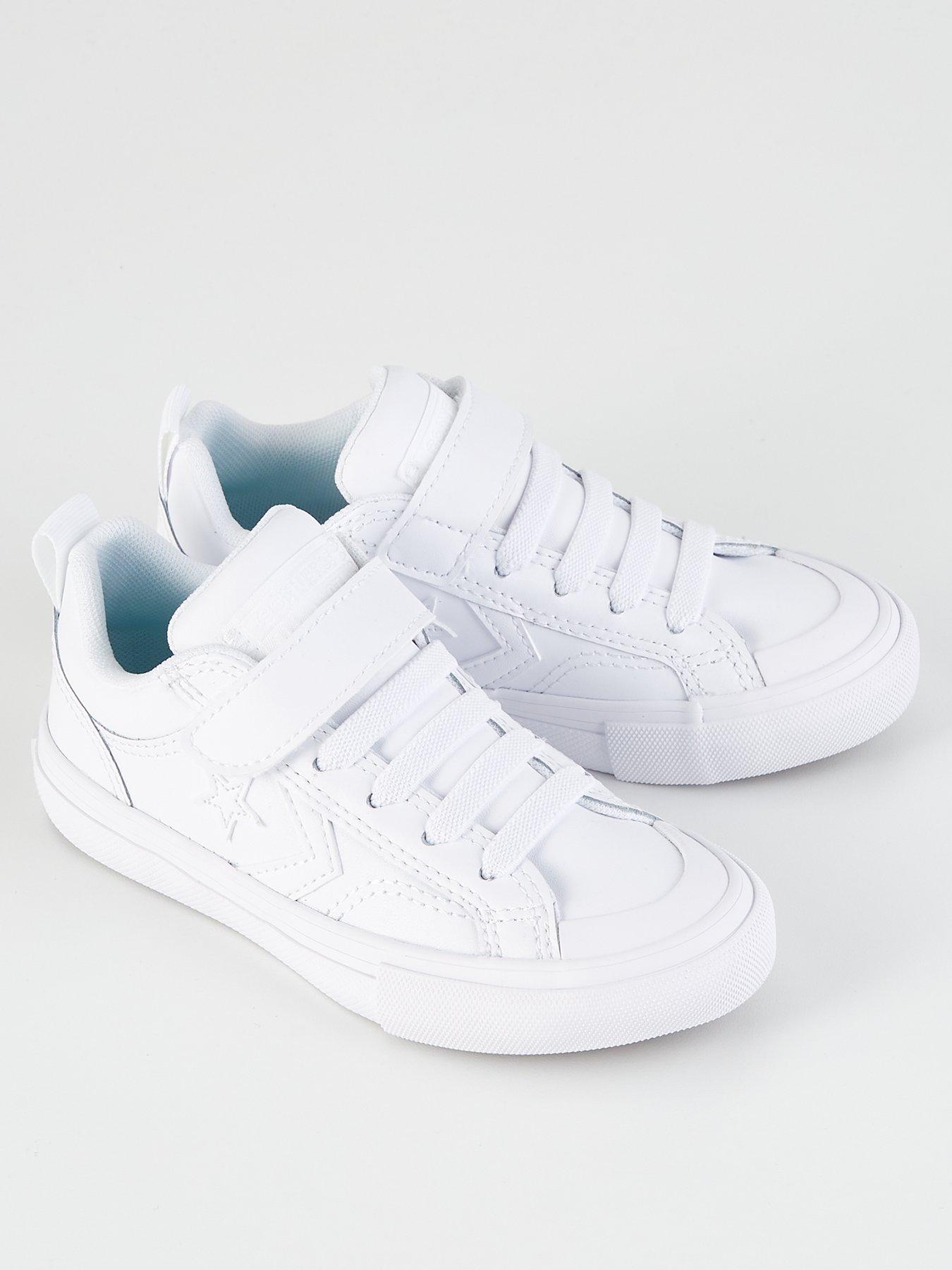 converse-kids-boys-pro-blaze-strap-foundational-leather-ox-trainers-whitewhitestillFront