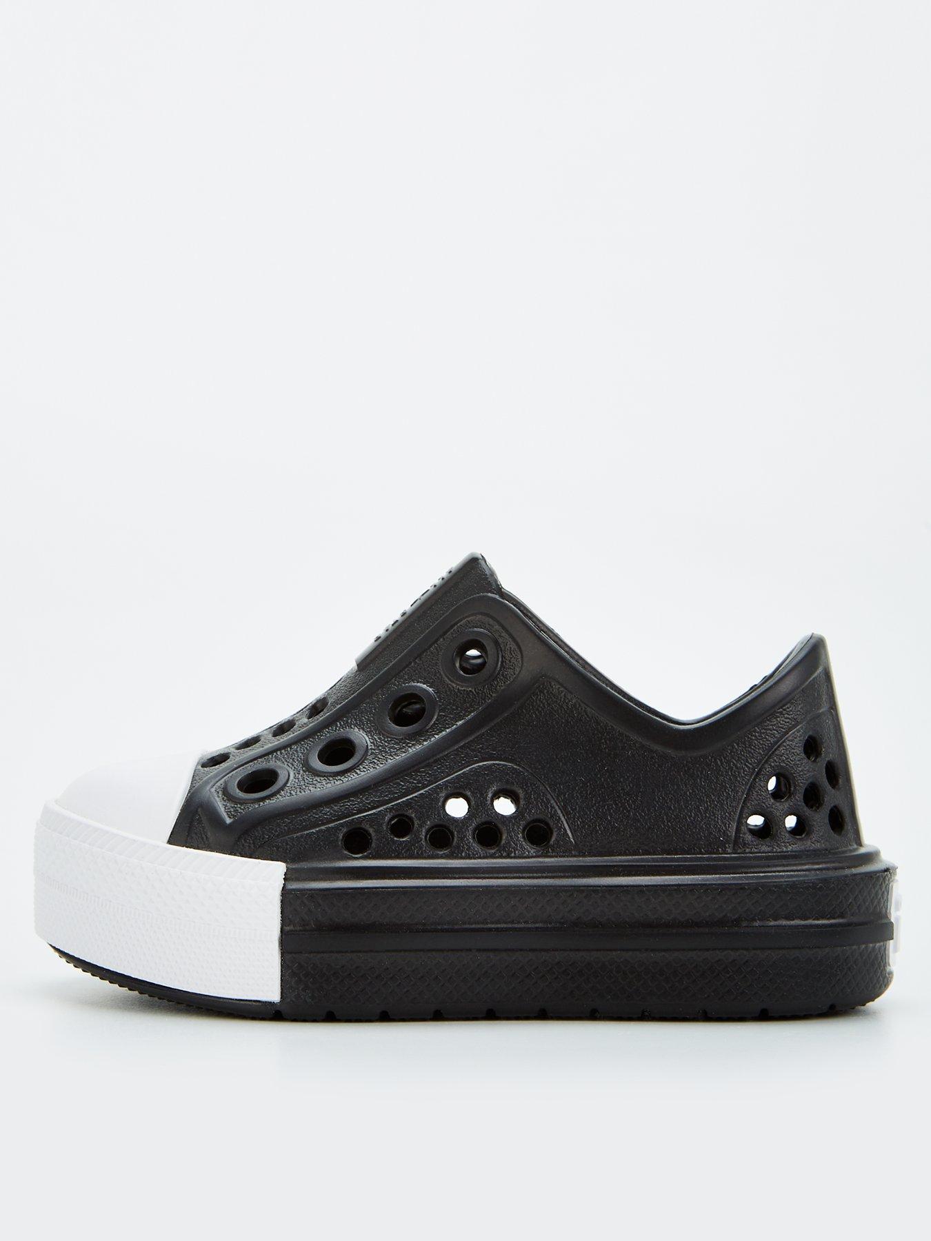 Converse Infant Unisex Play Lite Cx Foundational Slip Trainers - Black/White