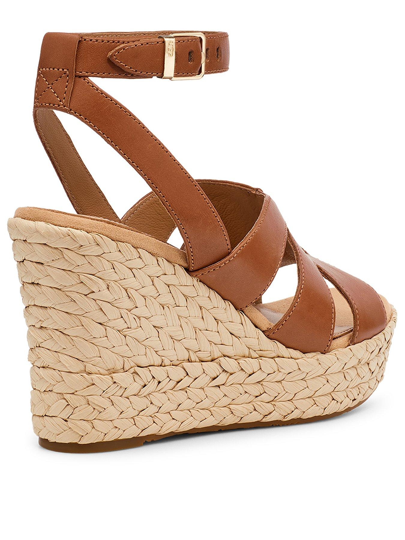 ugg-careena-wedge-leather-sandal-chestnutback