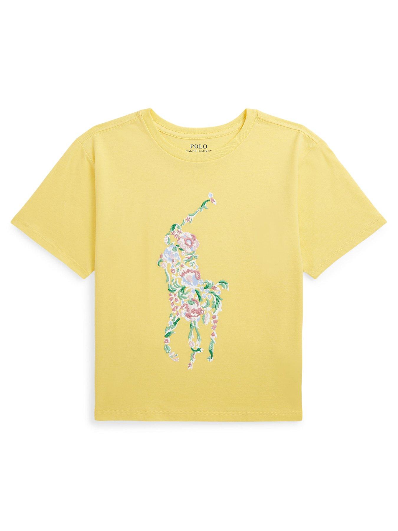 polo-ralph-lauren-girls-pony-print-short-sleeve-t-shirt-oasis-yellow