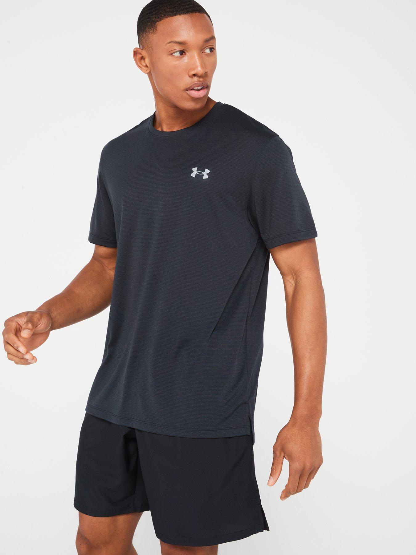 UNDER ARMOUR Men's Running Streaker T-Shirt - Black