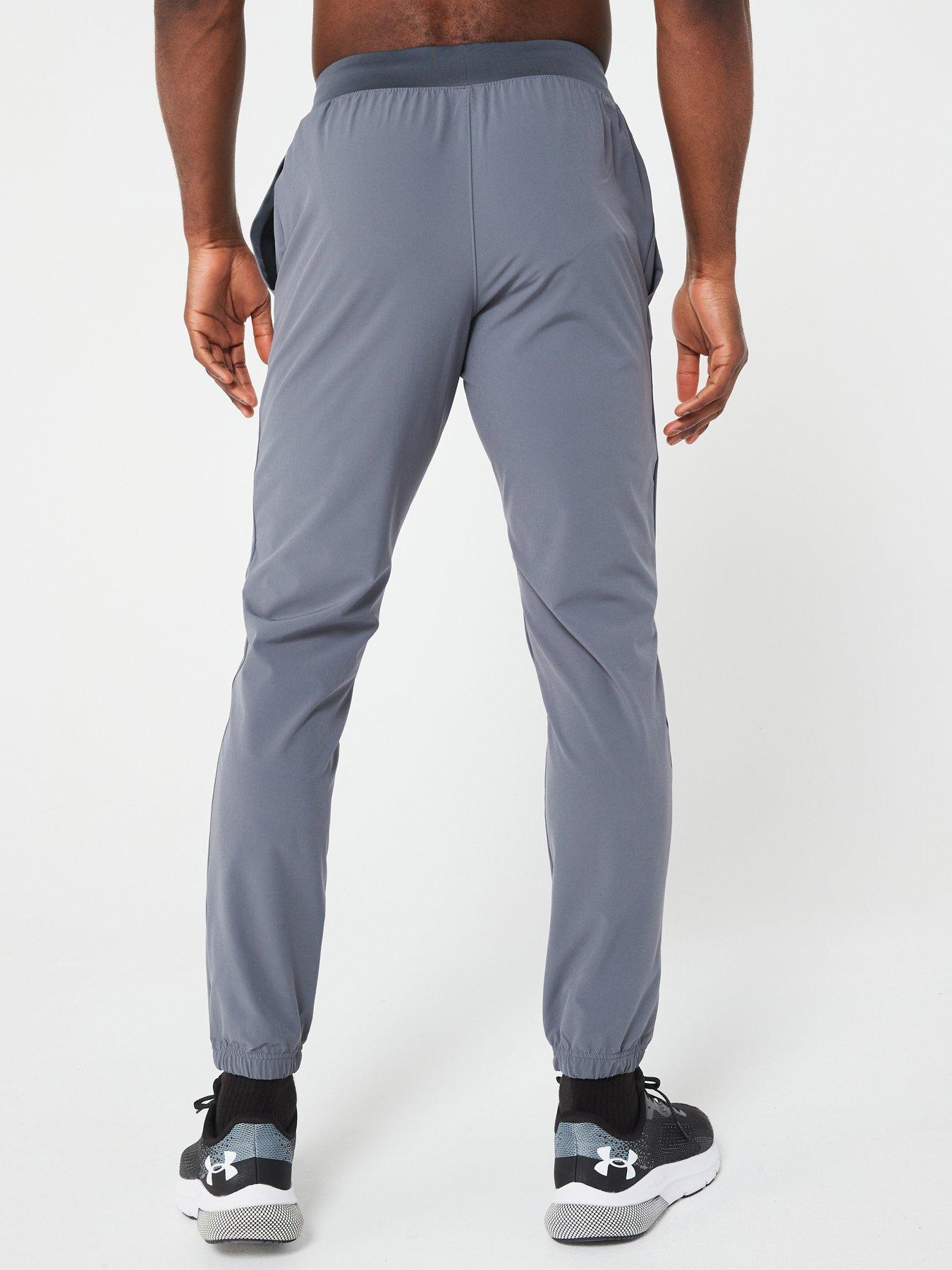 under-armour-mens-training-stretch-woven-joggers-greystillFront