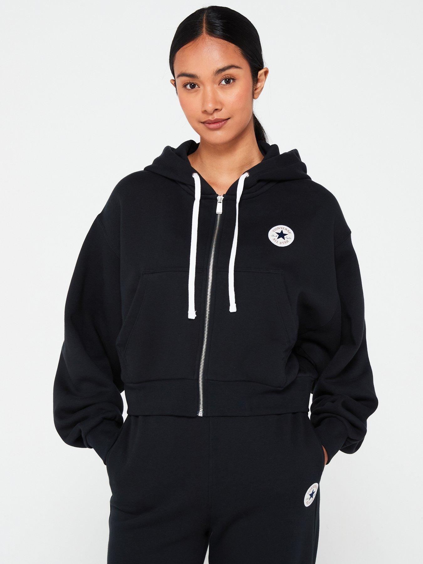 Converse zip deals hoodie women's