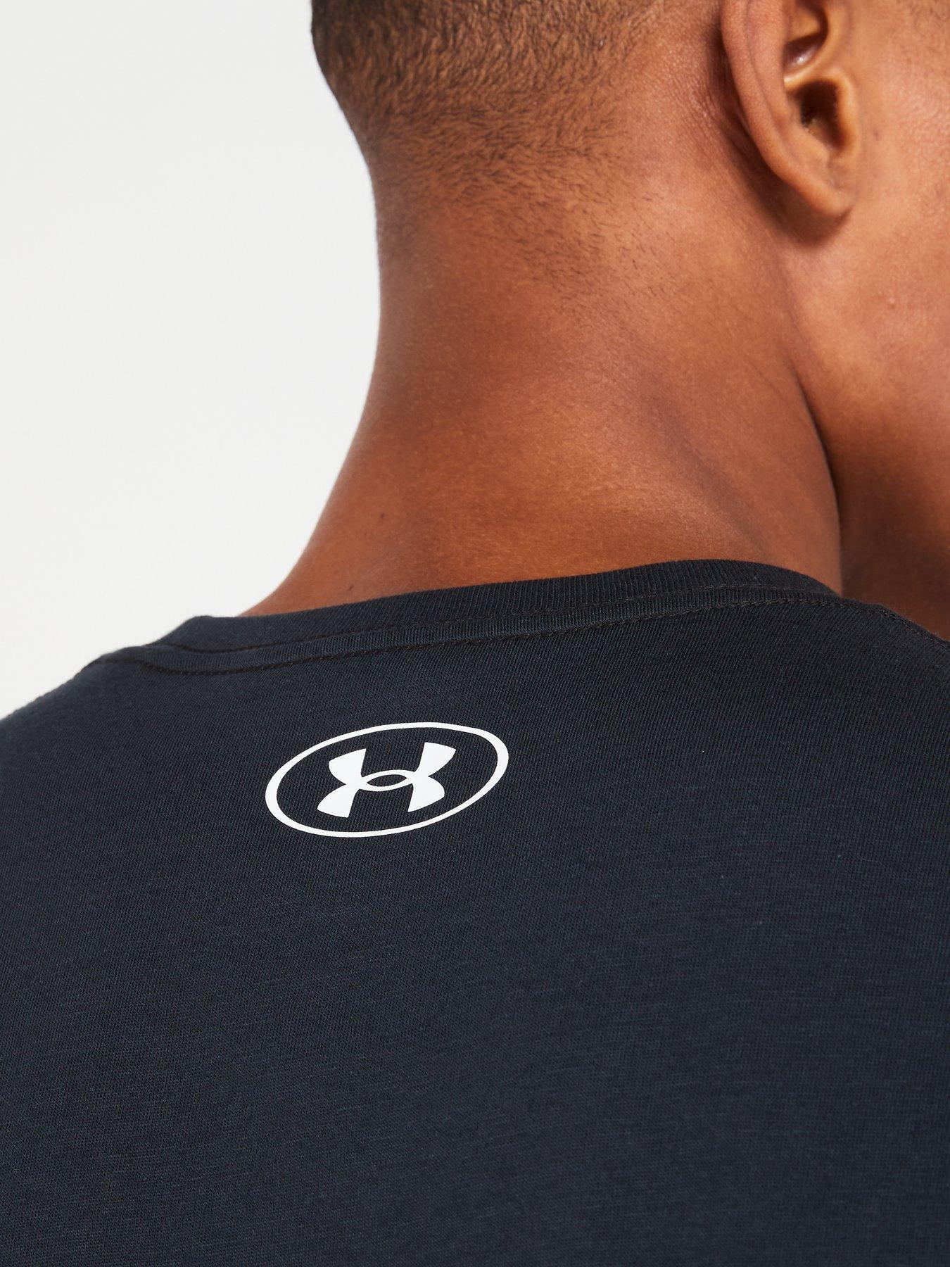 under-armour-mens-training-sportstyle-logo-t-shirt-blackwhiteoutfit