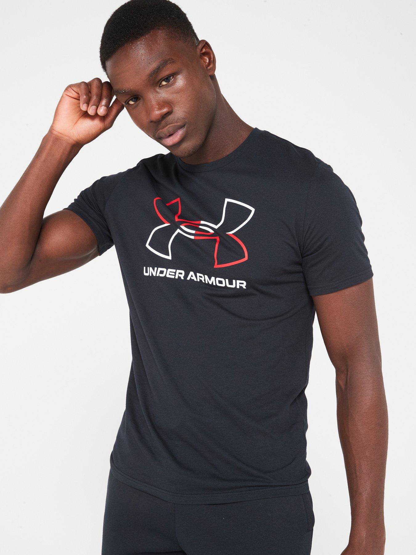 UNDER ARMOUR Men's Training Gl Foundation T-Shirt Black/Red