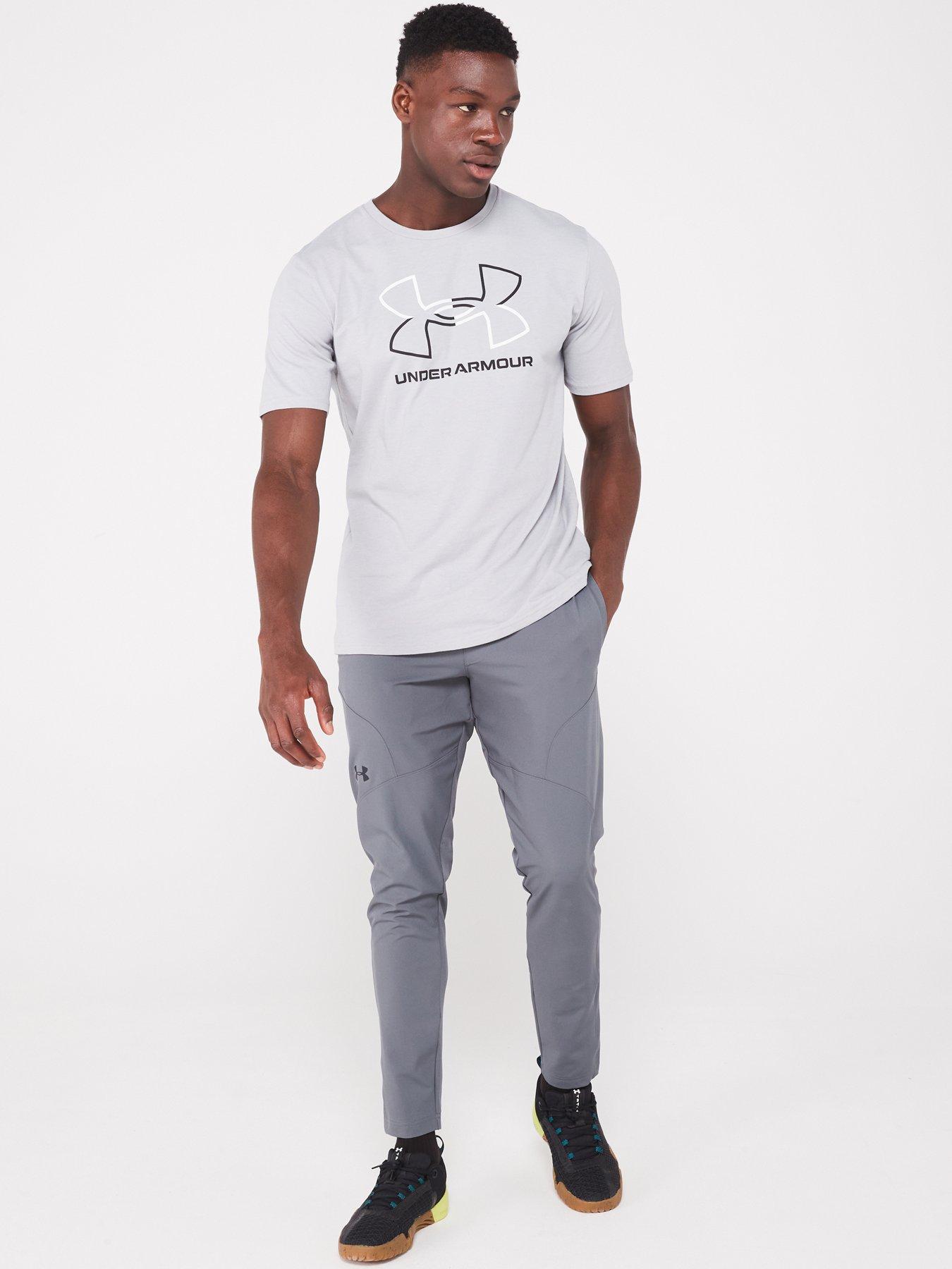 Image 3 of 6 of UNDER ARMOUR Men's Training Gl Foundation T-Shirt - Grey/Black