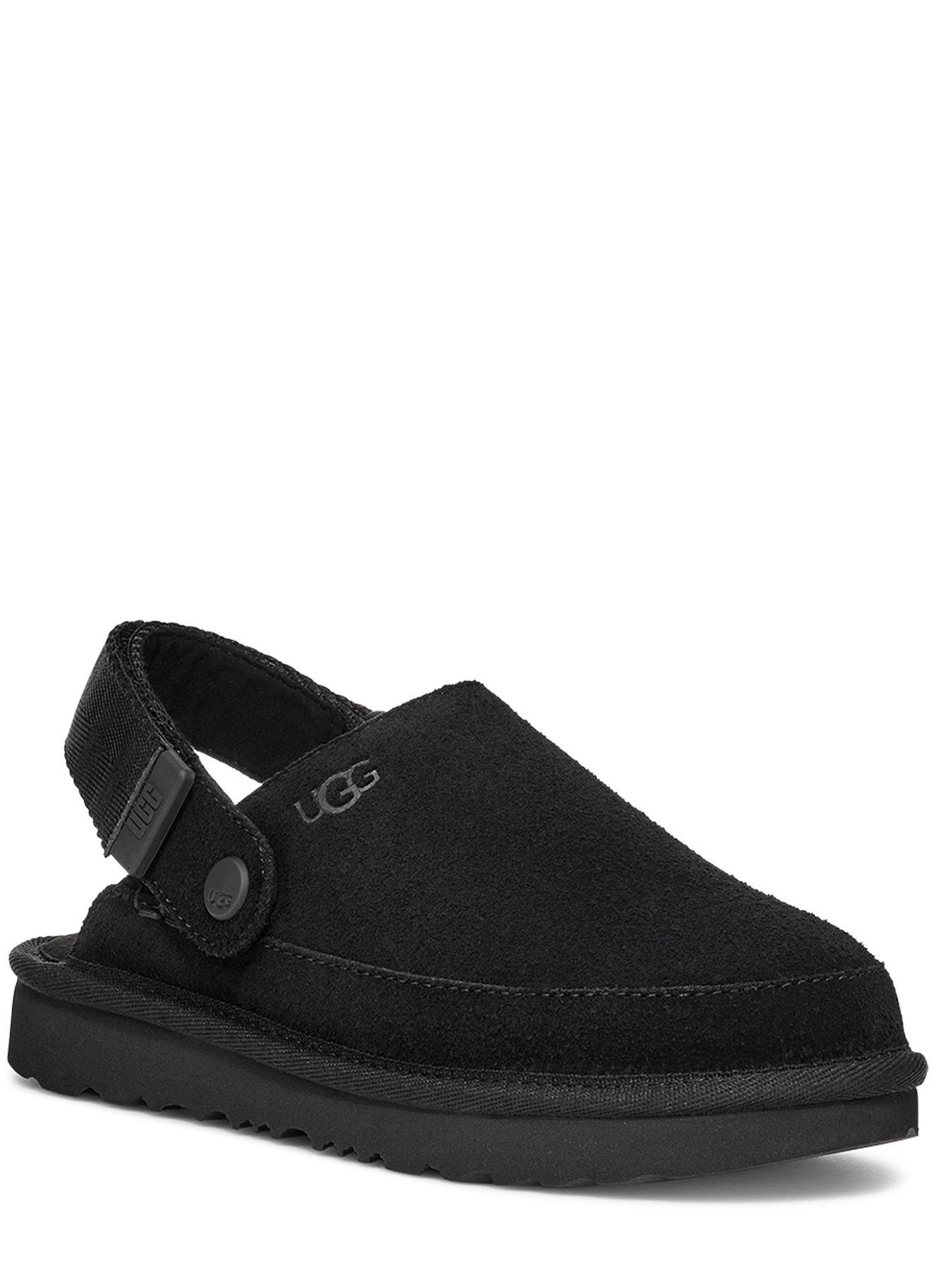 ugg-kids-goldenstar-clog-blackstillFront