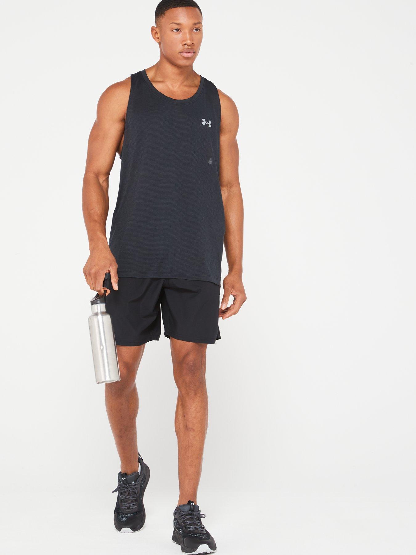 Image 3 of 5 of UNDER ARMOUR Men's Running Streaker Singlet - Black
