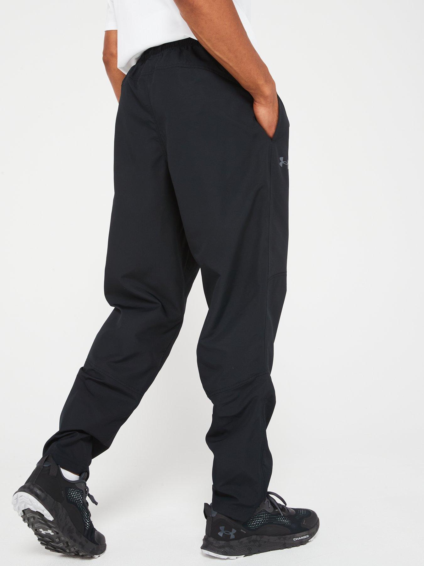 under-armour-mens-training-legacy-windbreaker-pants-blackgreystillFront