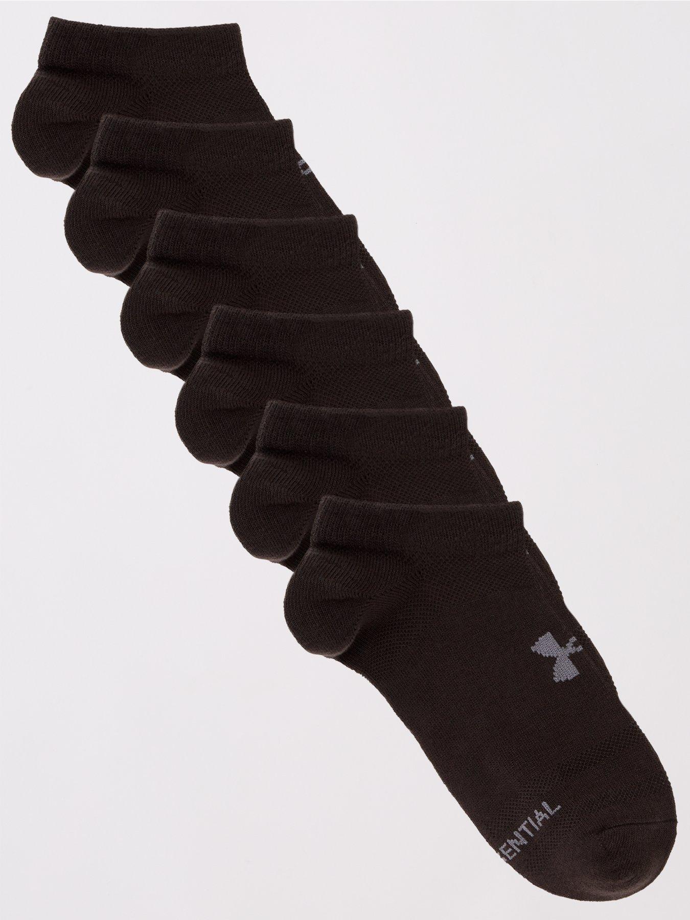 under-armour-6-pack-ofnbspmens-essential-no-shownbspsocks-blackgrey