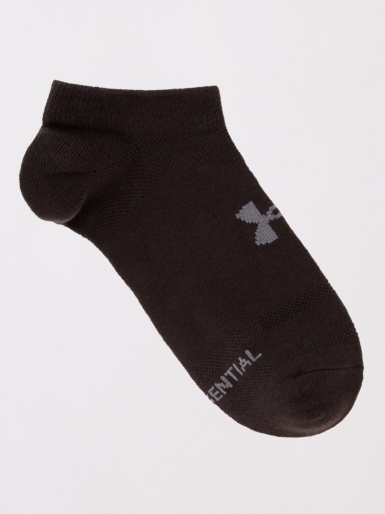 under-armour-6-pack-ofnbspmens-essential-no-shownbspsocks-blackgreystillFront