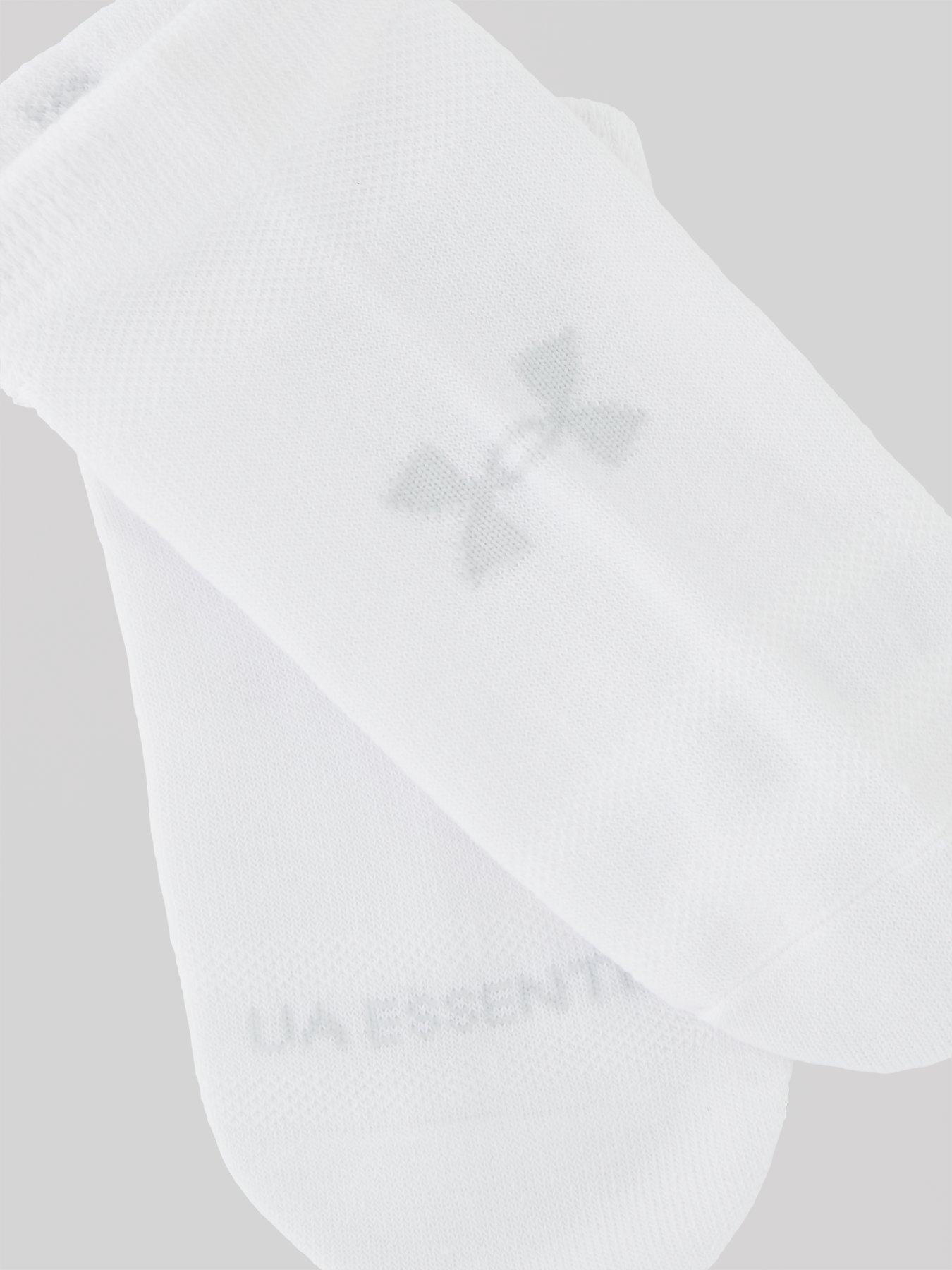 under-armour-mens-essential-no-show-6pk-socks-whitegreyoutfit