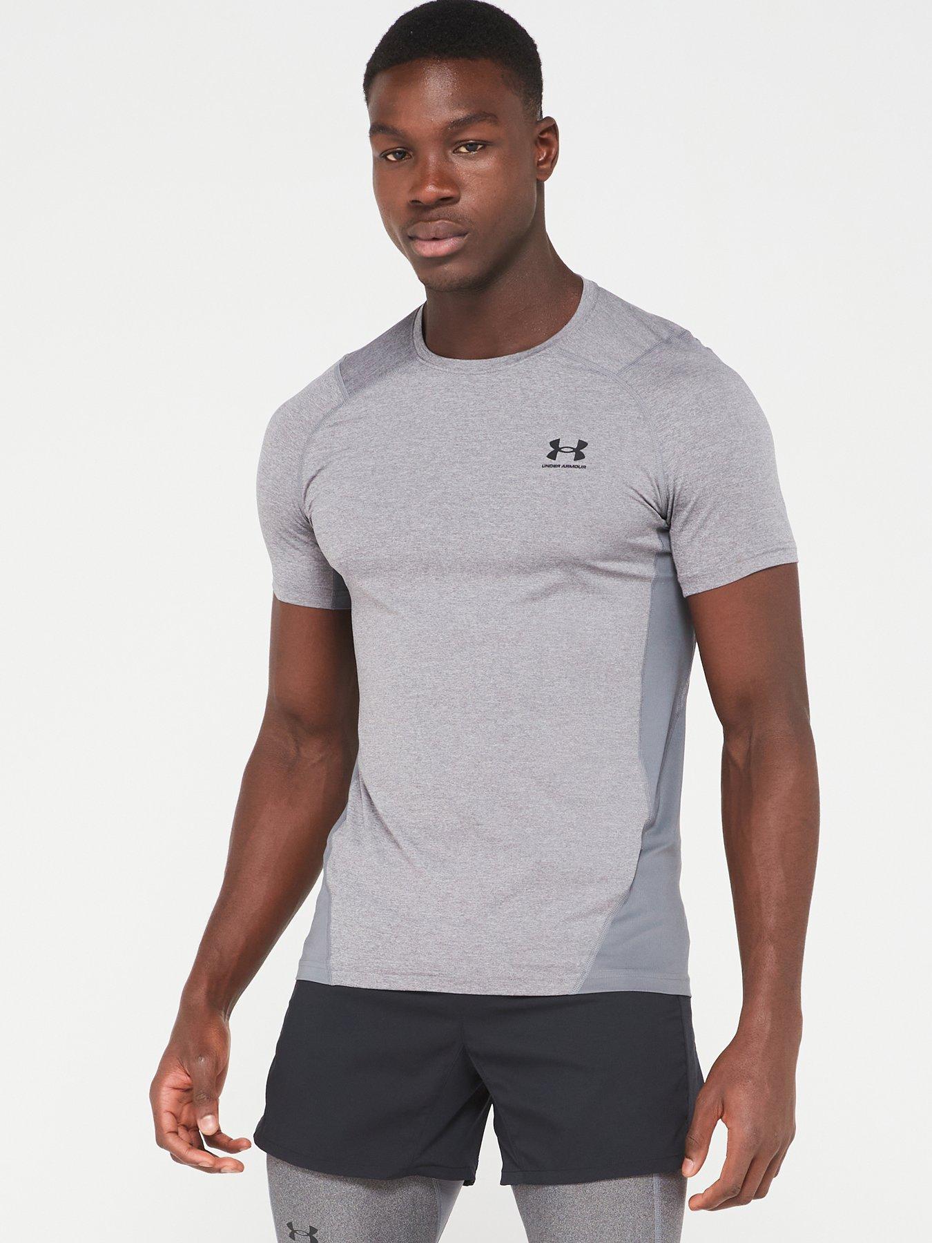 Heatgear Fitted T-Shirt Men - Grey