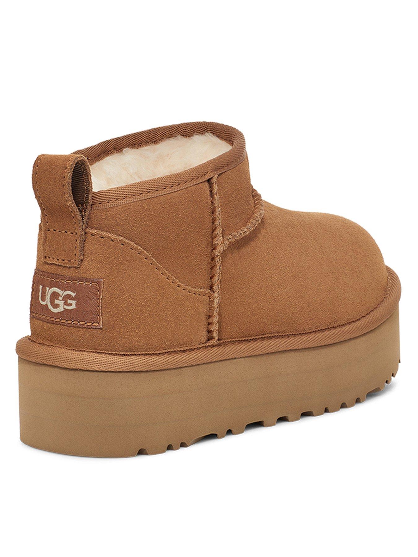 Image 3 of 6 of UGG Kids Classic Ultra Mini Platform Boot - Chestnut