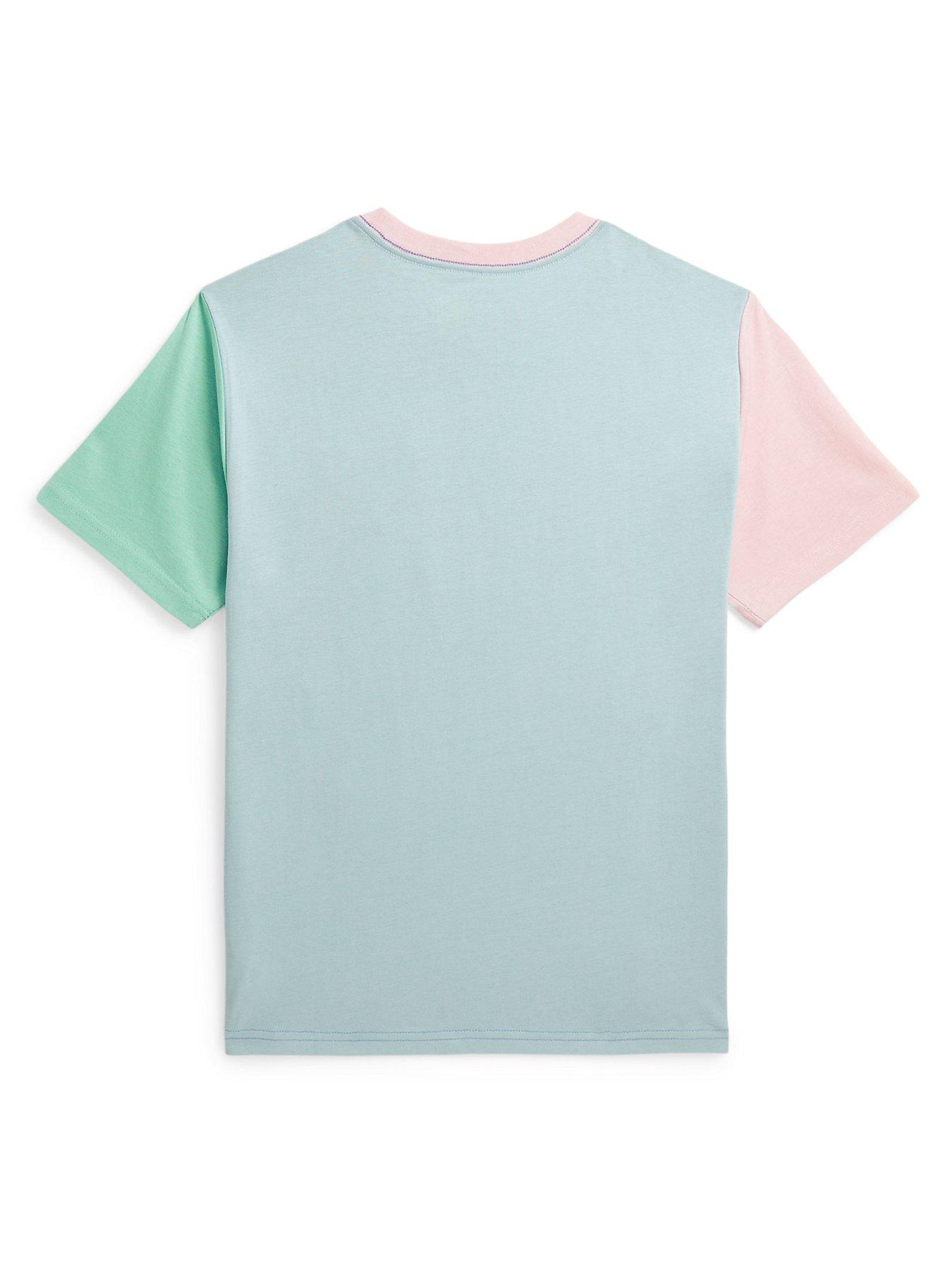 Ralph lauren pastel colour block shirt best sale