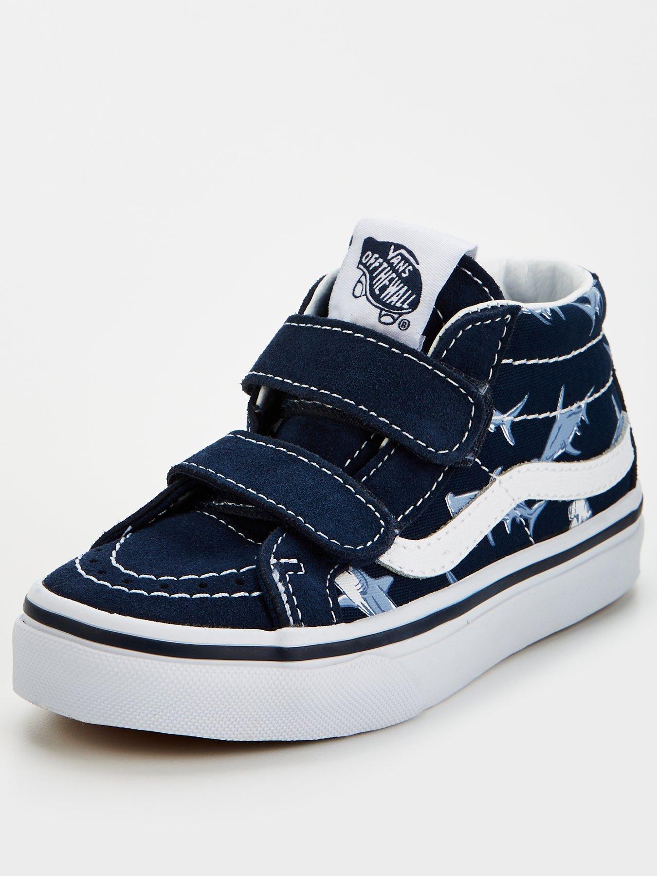 vans-kids-boys-sk8-mid-reissue-velcro-trainers-blue-multistillFront