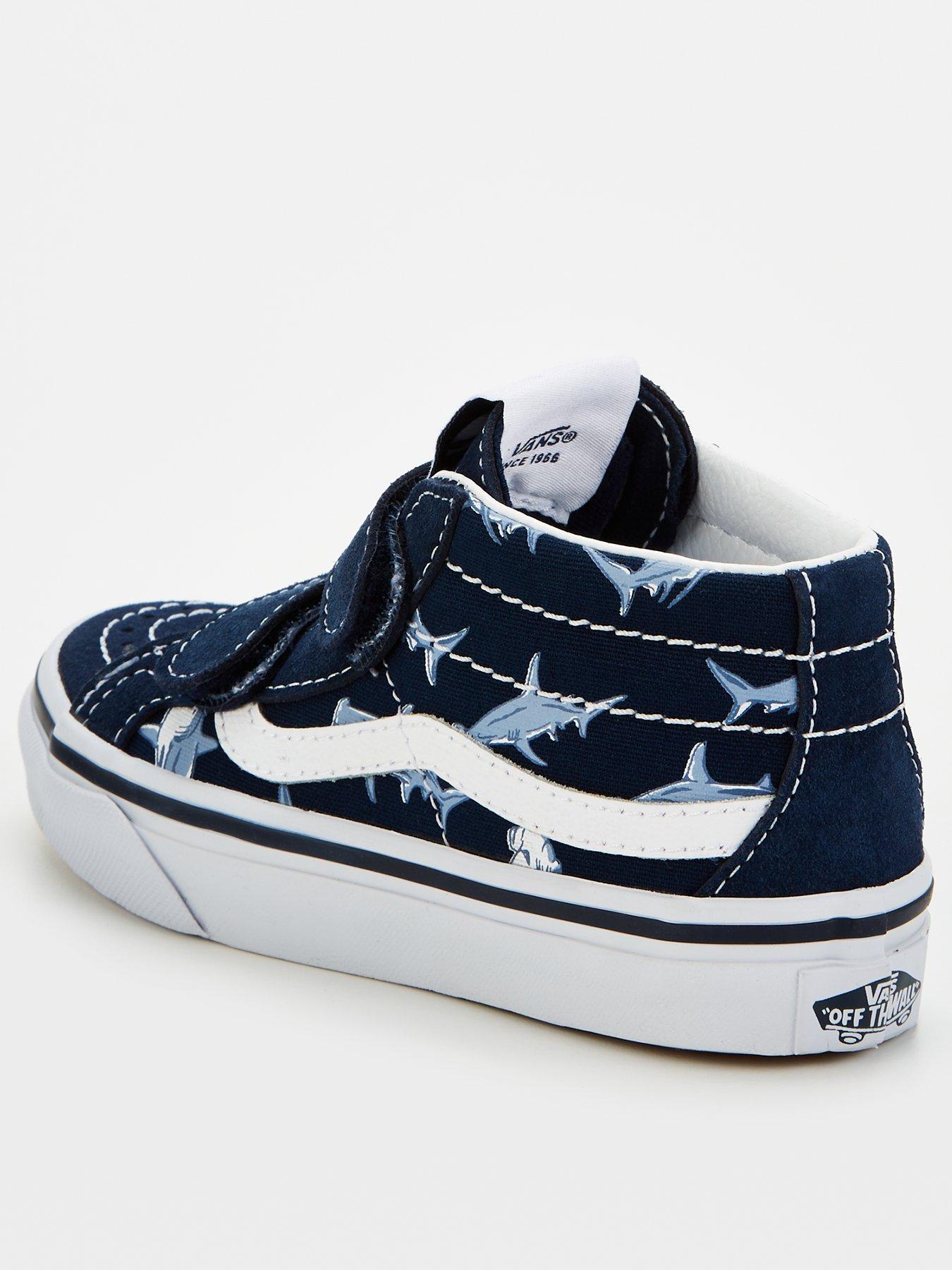 vans-kids-boys-sk8-mid-reissue-velcro-trainers-blue-multiback