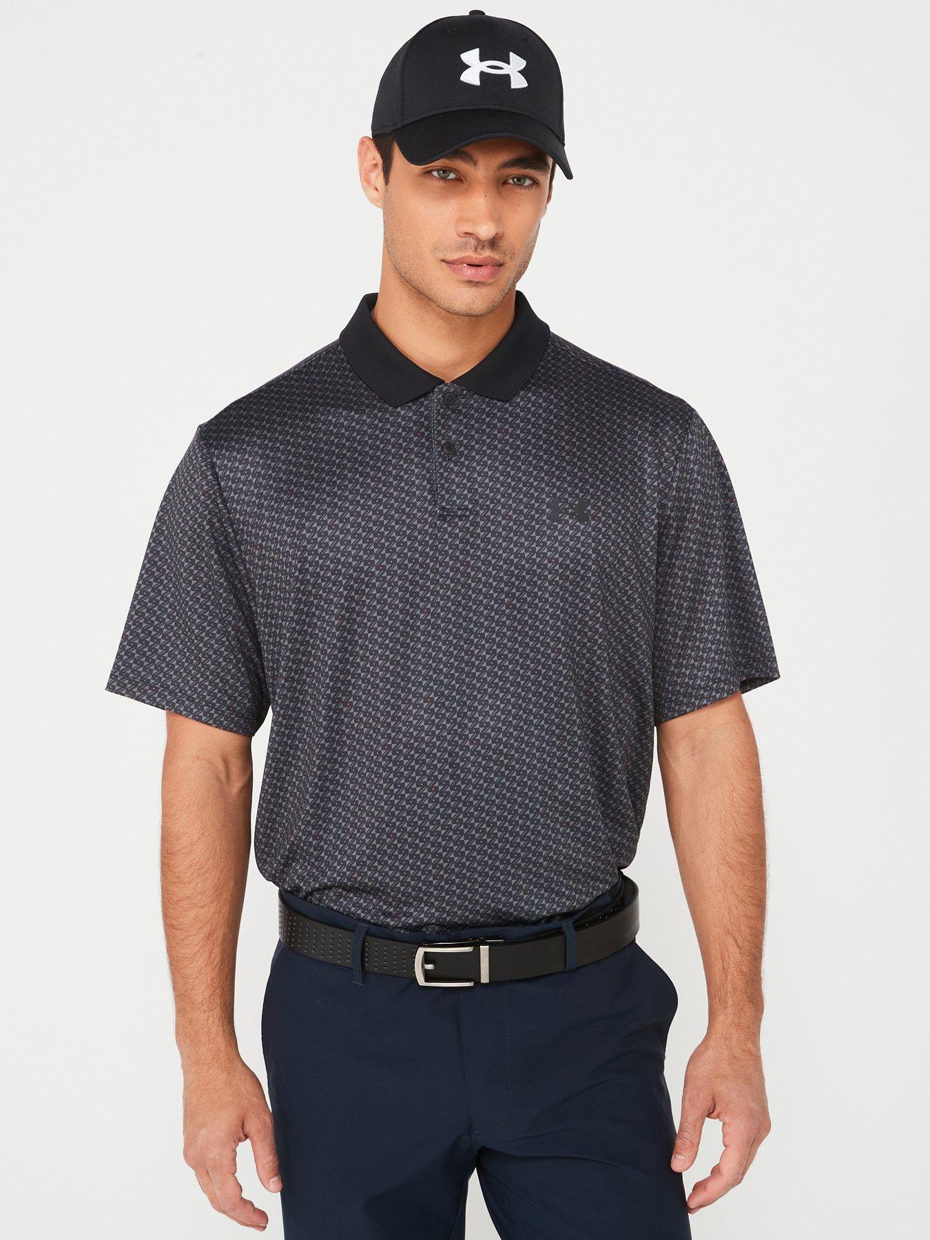 Men s Golf Performance 3.0 Printed Polo Shirt Black