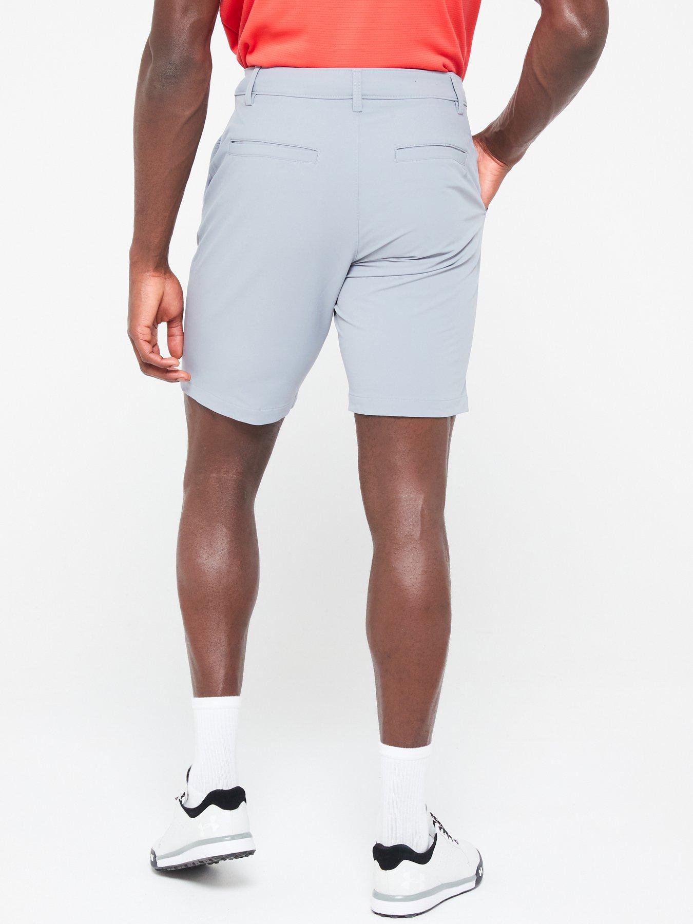 under-armour-mens-golf-tech-taper-shorts-greystillFront