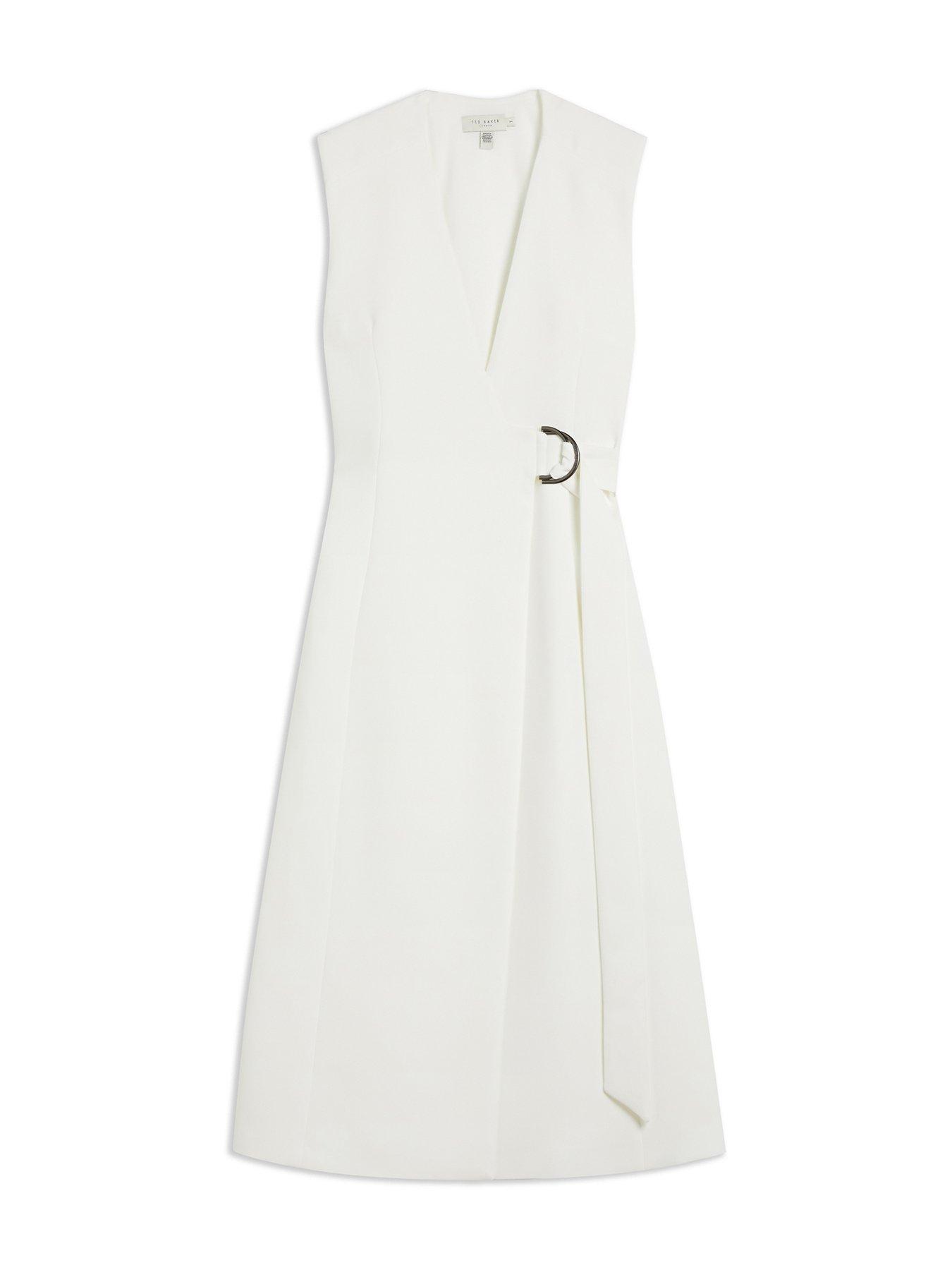 knee length dresses for ladies Ivory Wide Sleeve Knitted Bodycon Midi Dress | Rebexxa