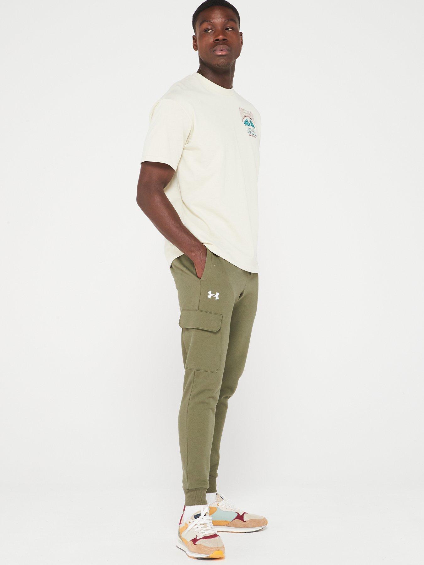 under-armour-mens-rival-fleece-cargo-jogger-greenwhiteback