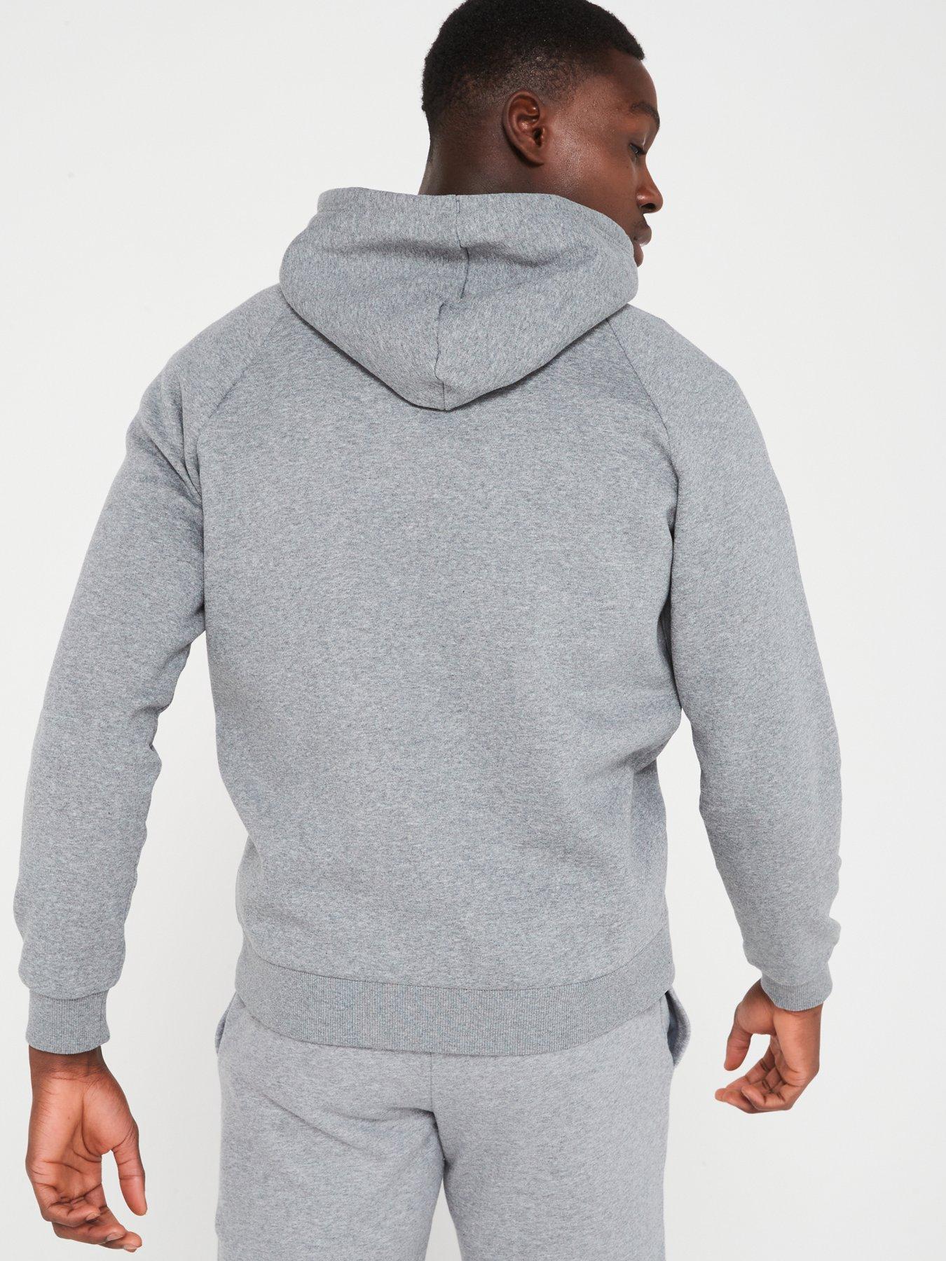 under-armour-mens-rival-fleece-fz-hoodie-greywhitestillFront