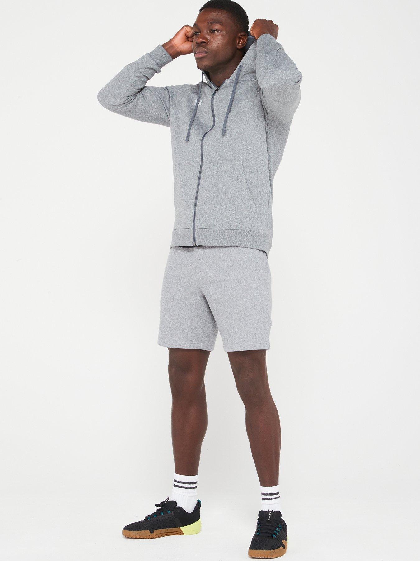 under-armour-mens-rival-fleece-fz-hoodie-greywhiteoutfit