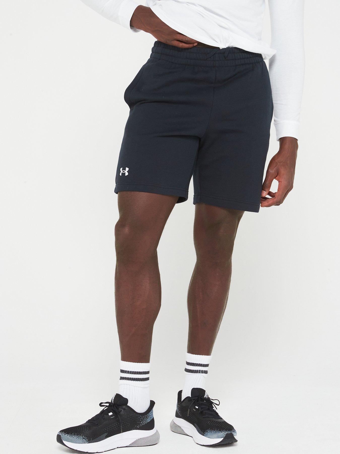 under-armour-mens-rival-fleece-shorts-blackwhite