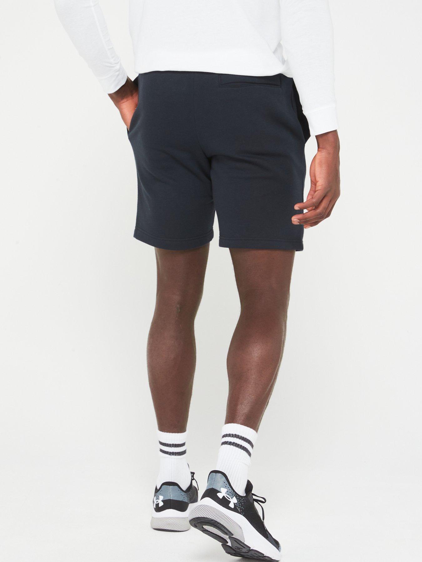 Image 2 of 4 of UNDER ARMOUR Mens Rival Fleece Shorts - Black