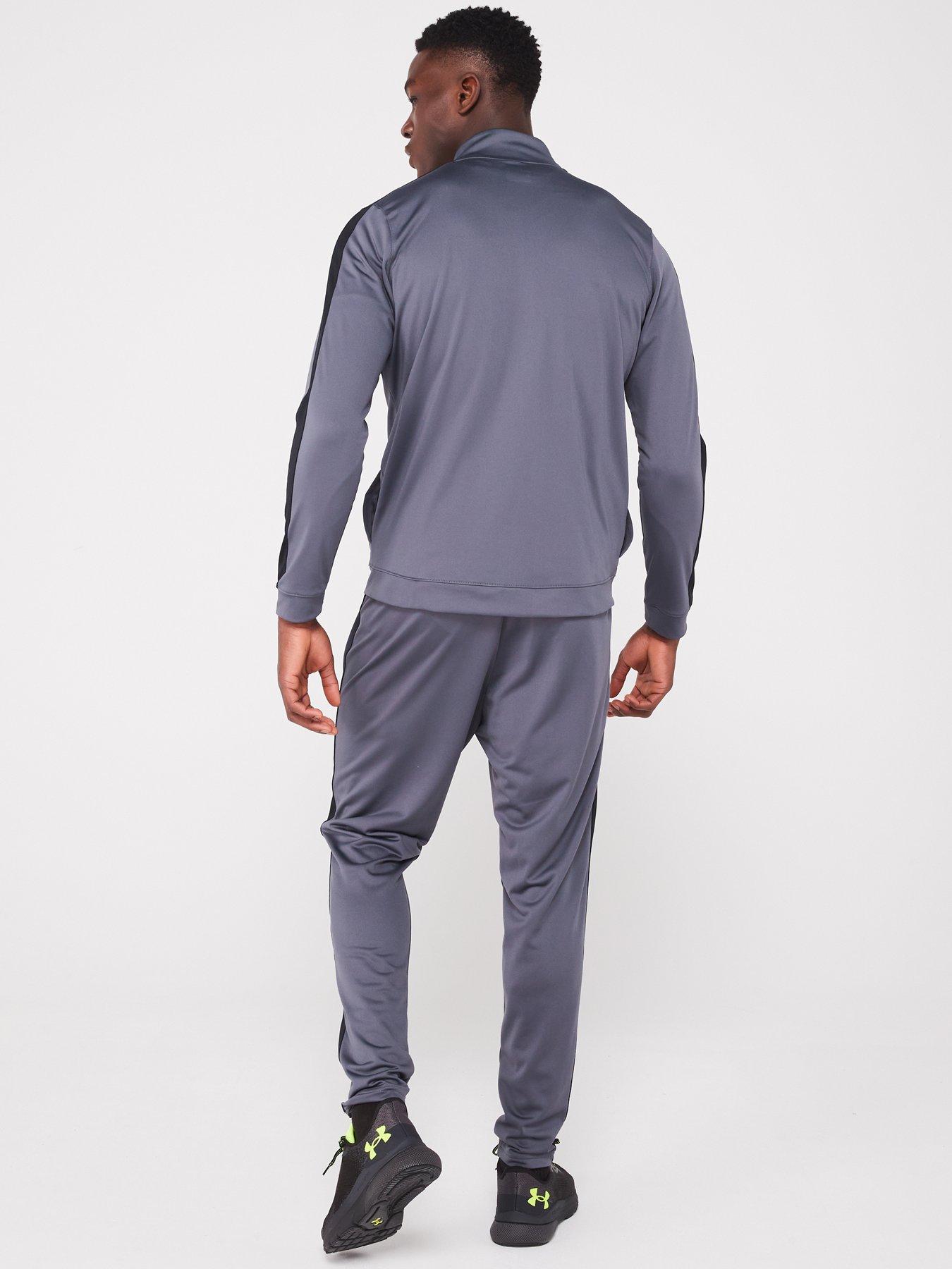 under-armour-mens-training-knit-tracksuit-greyblackstillFront