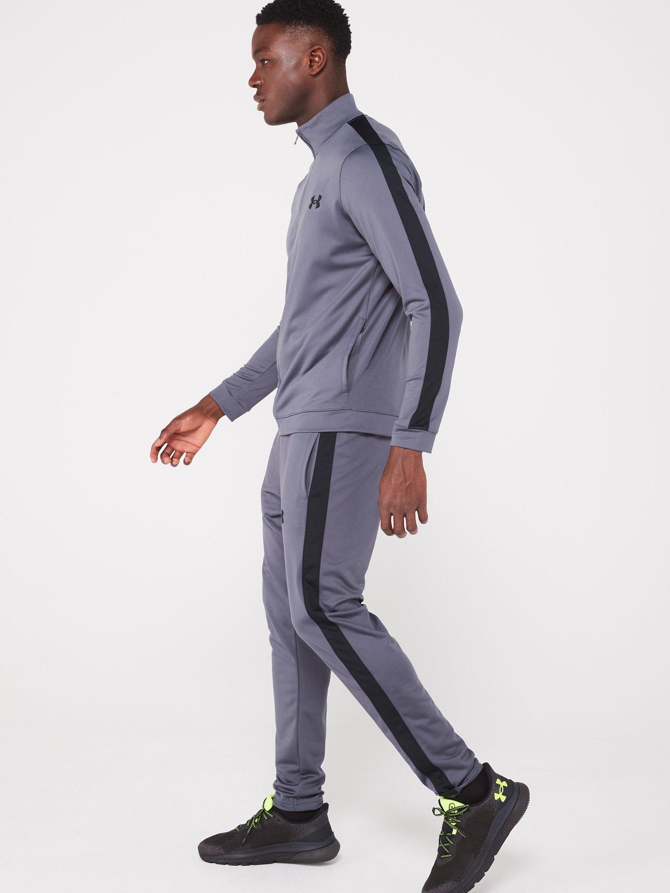 Image 3 of 5 of UNDER ARMOUR Men's Training Knit Tracksuit - Grey/Black