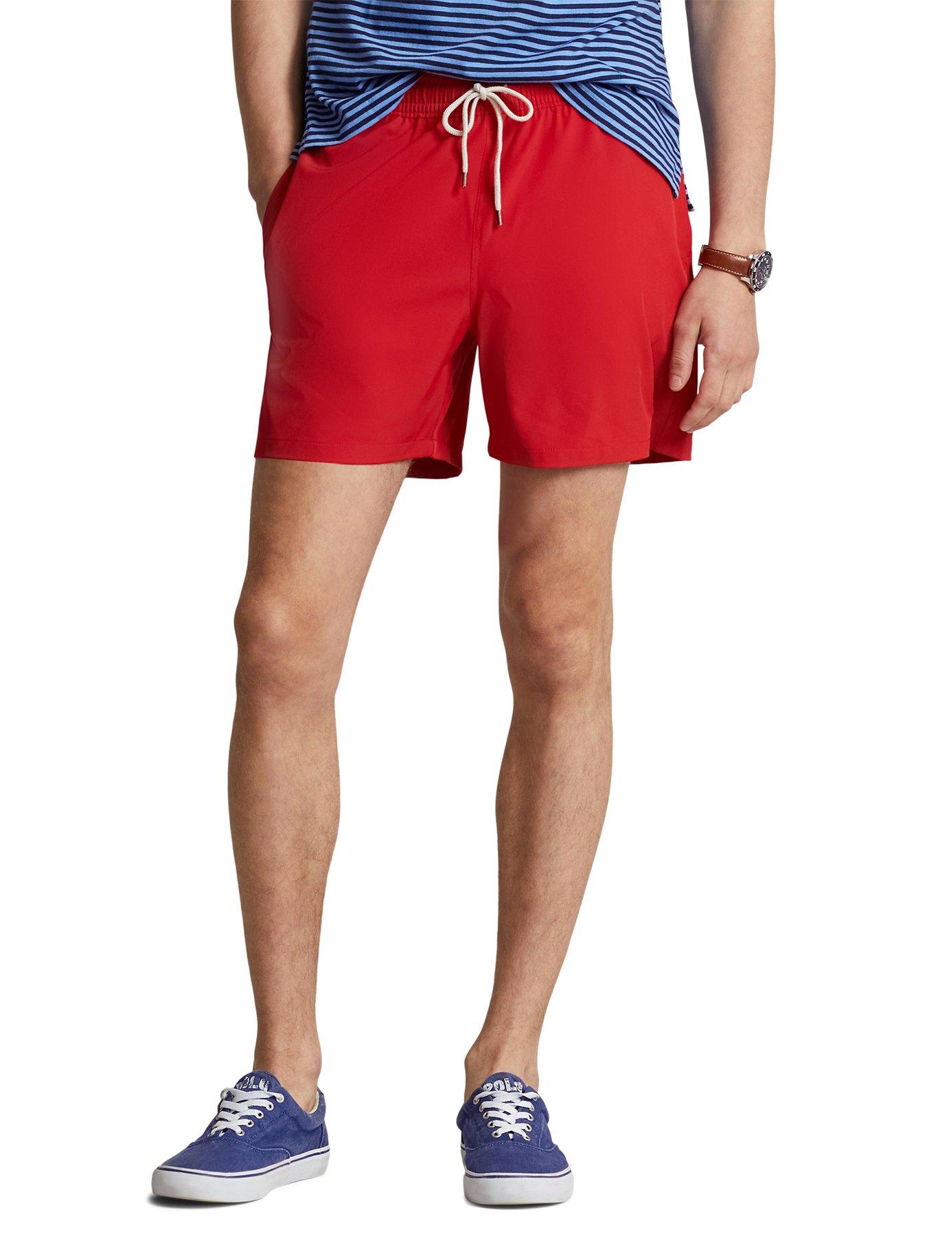 Polo Ralph Lauren Polo Ralph Lauren Traveler Swim Shorts - Red