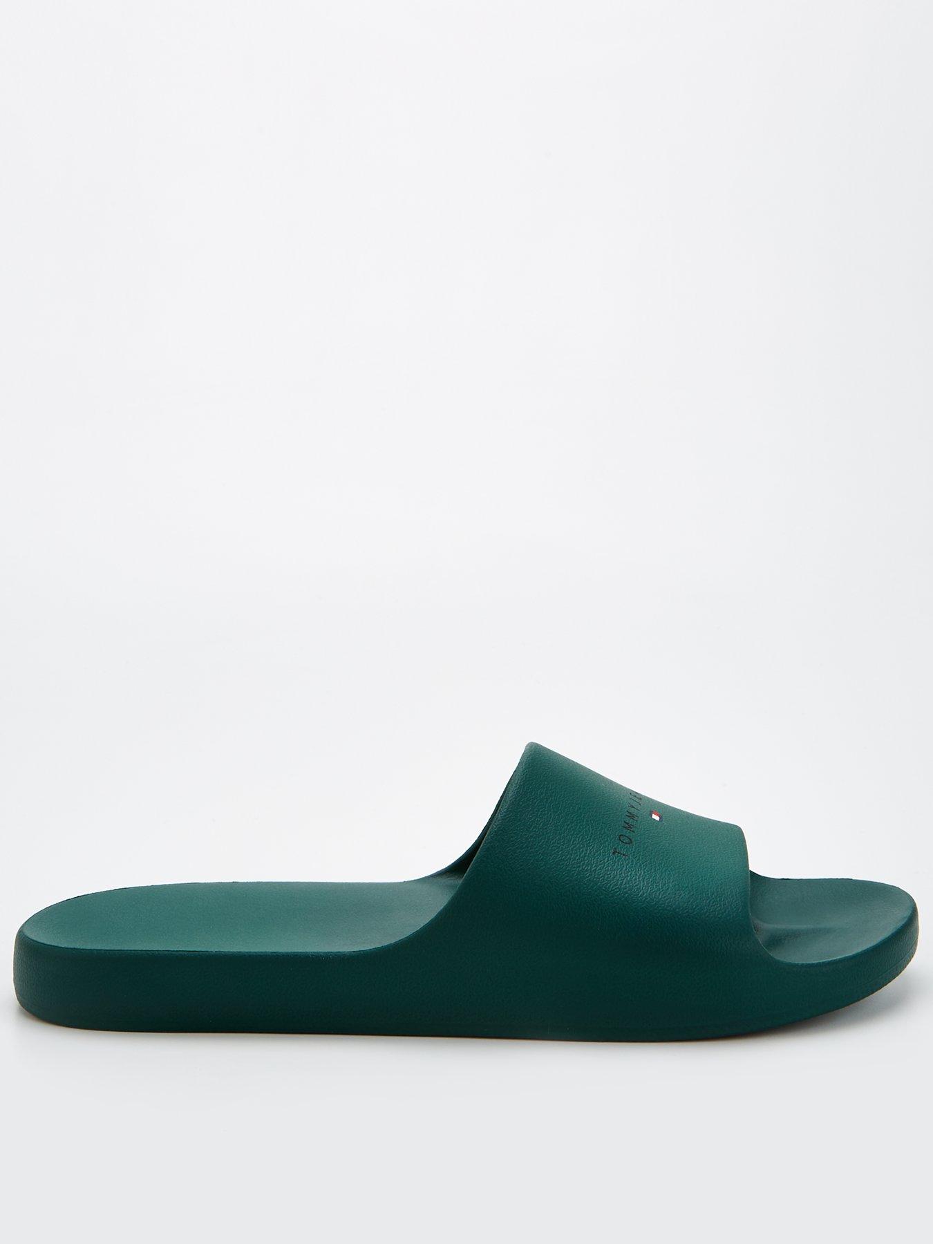 tommy-jeans-basic-slide-dark-green