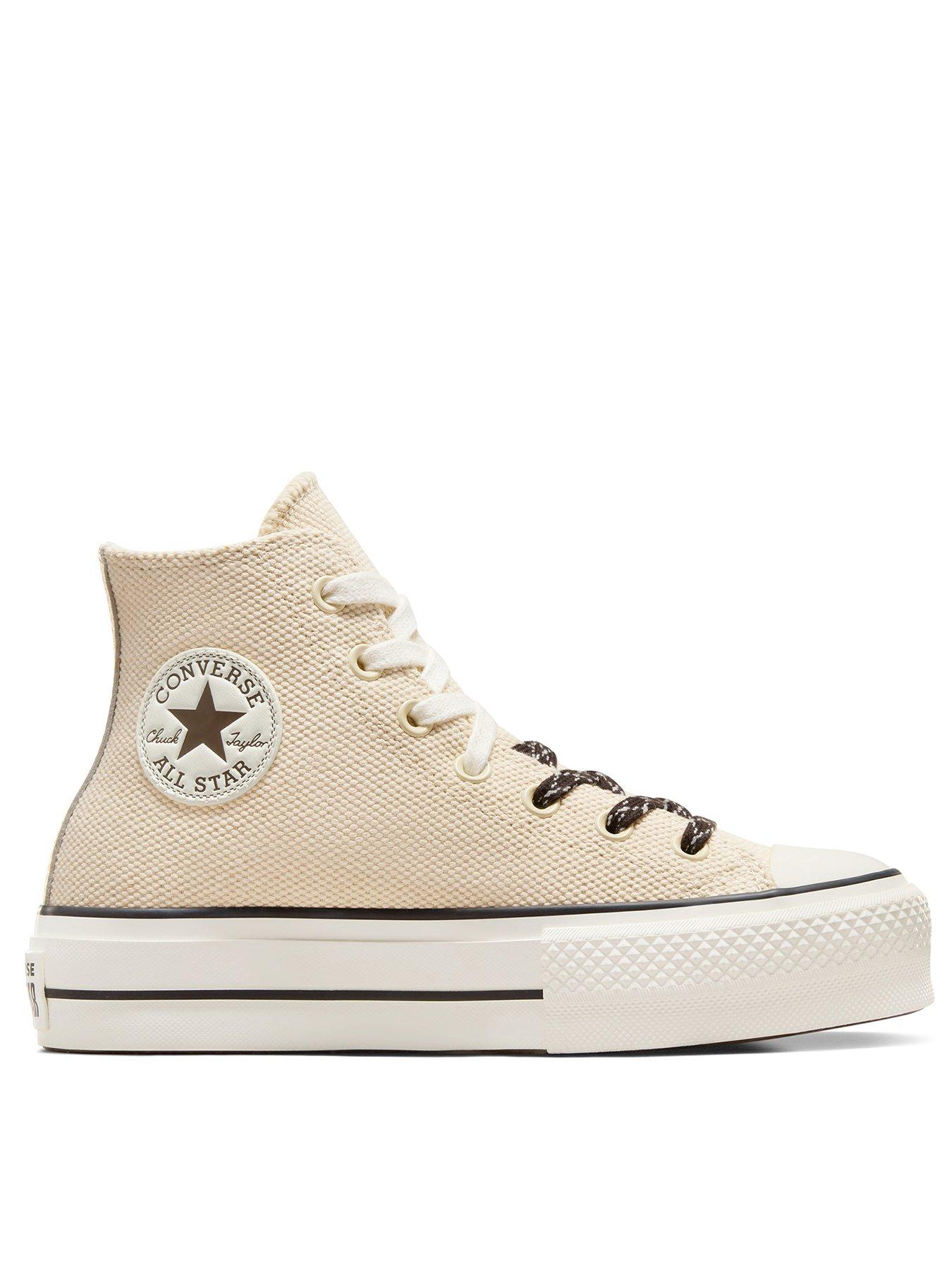 Converse Womens Lift Hi Top Trainers Off White Very Ireland